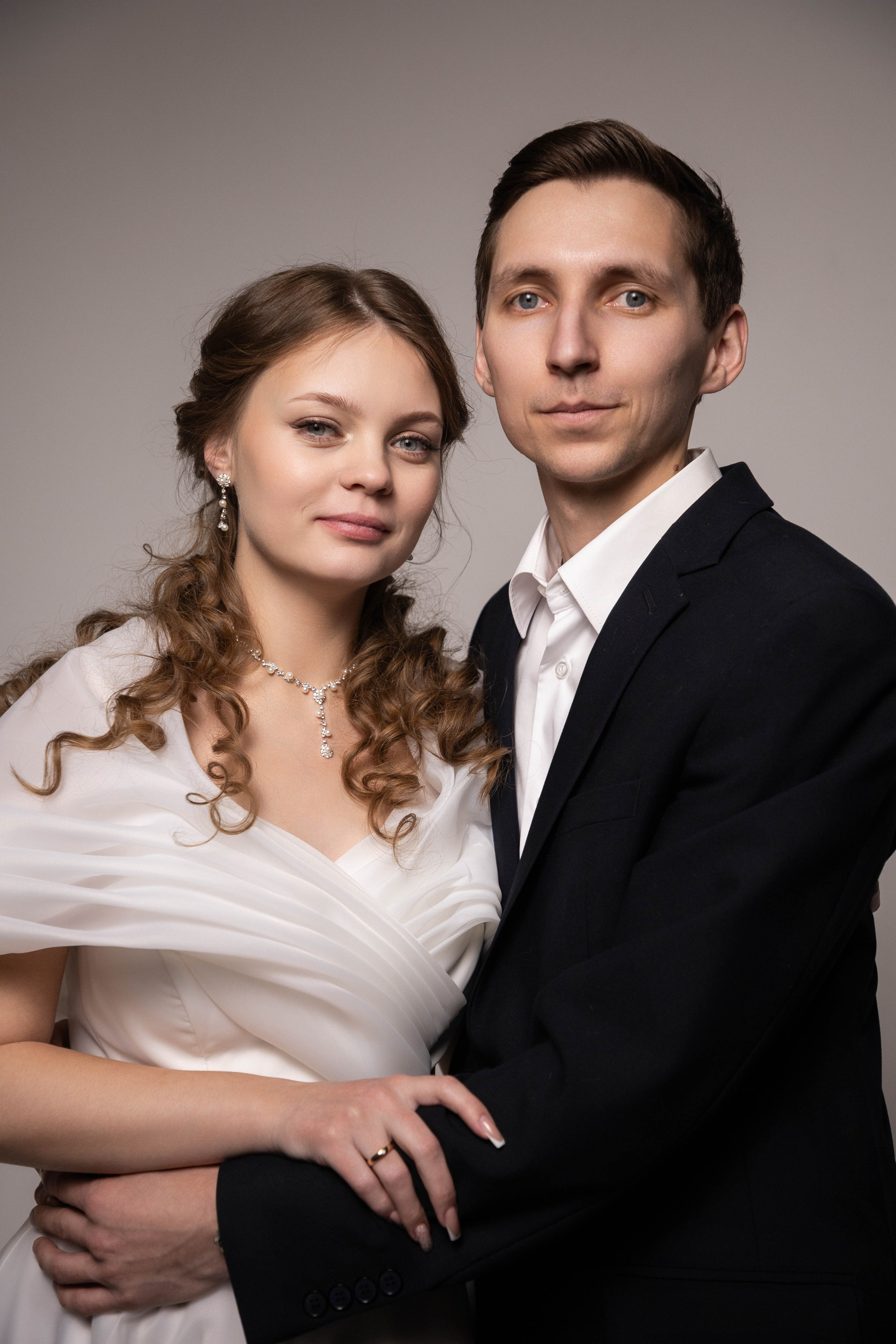 Свадебная фотосессия в студии. Фотограф Анастасия Тихонова