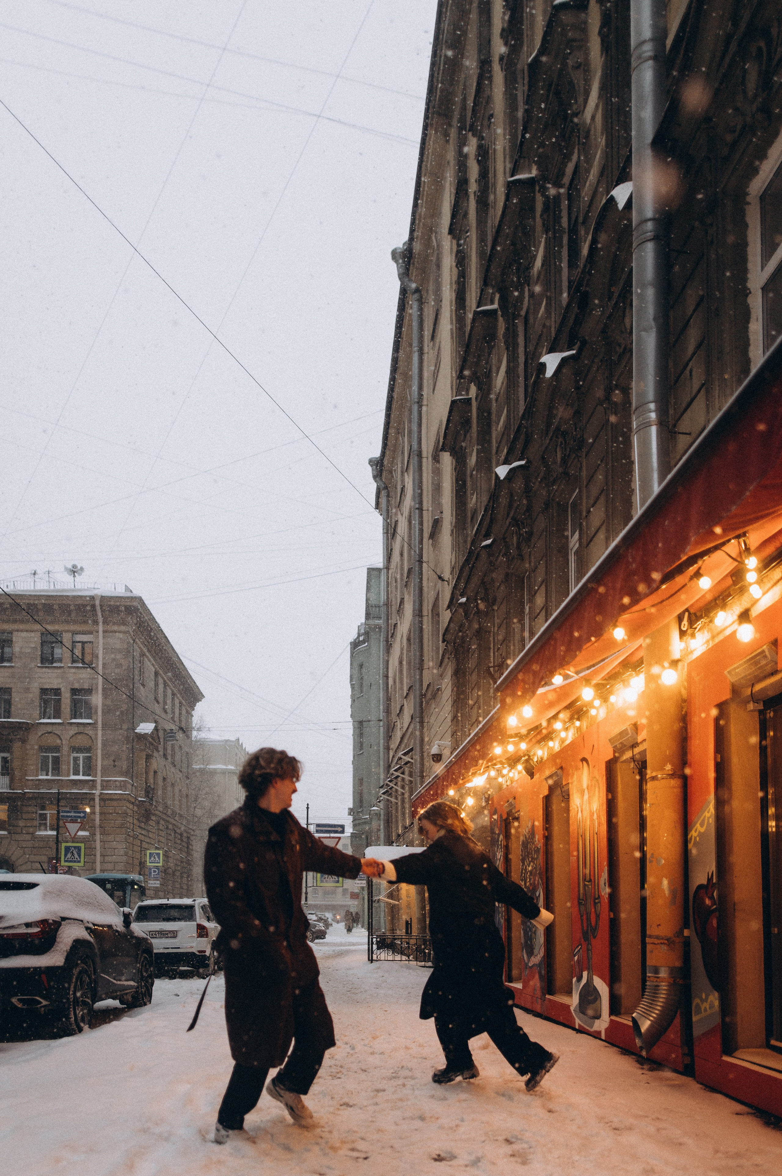 Снежная лав стори. Фотограф ПИТЕР СПБ Надежда Баранова