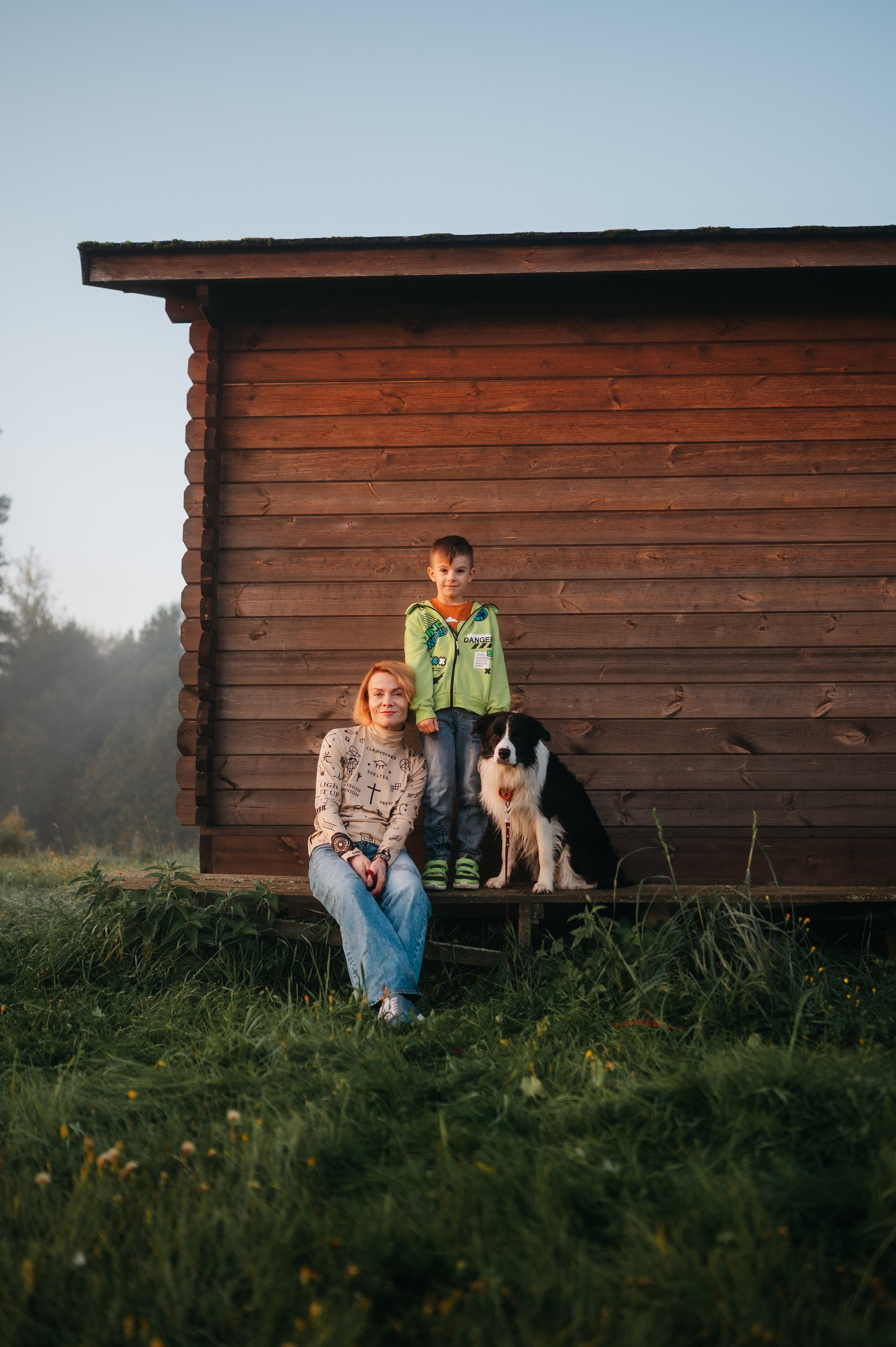 Семейная прогулка. Семейный фотограф анималист Ананьева Мария — Москва