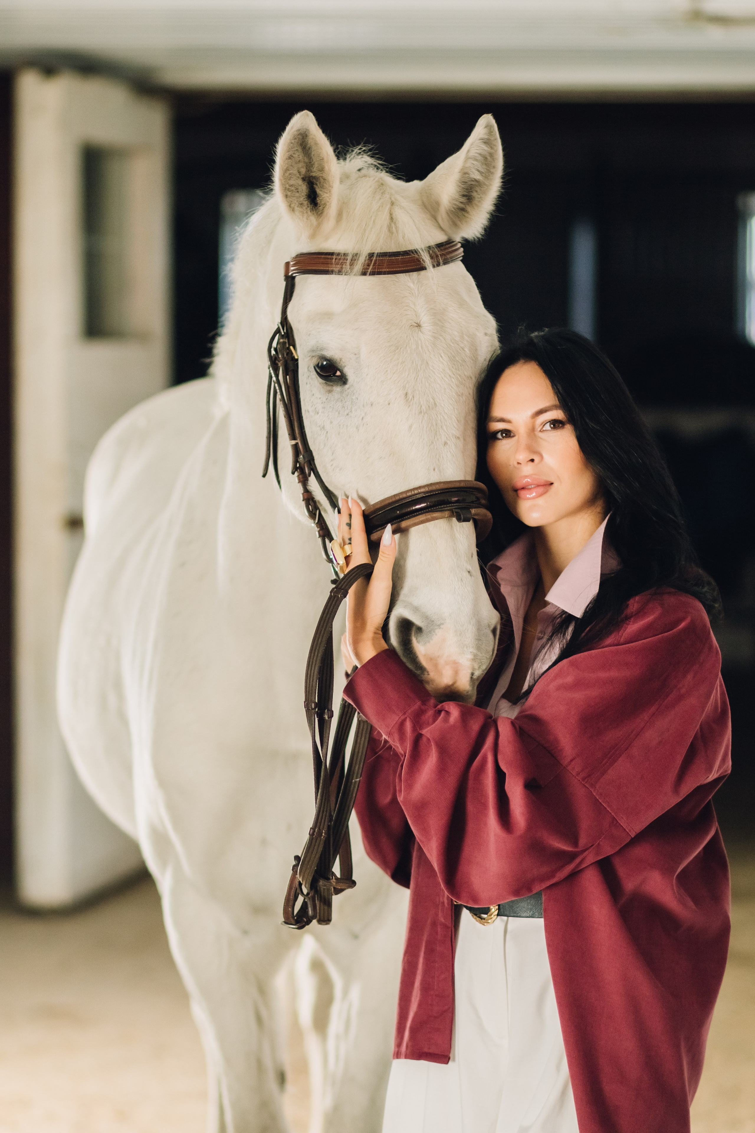 Женский портрет. Ольга Белова. Портреты с лошадьми. Конная фотография