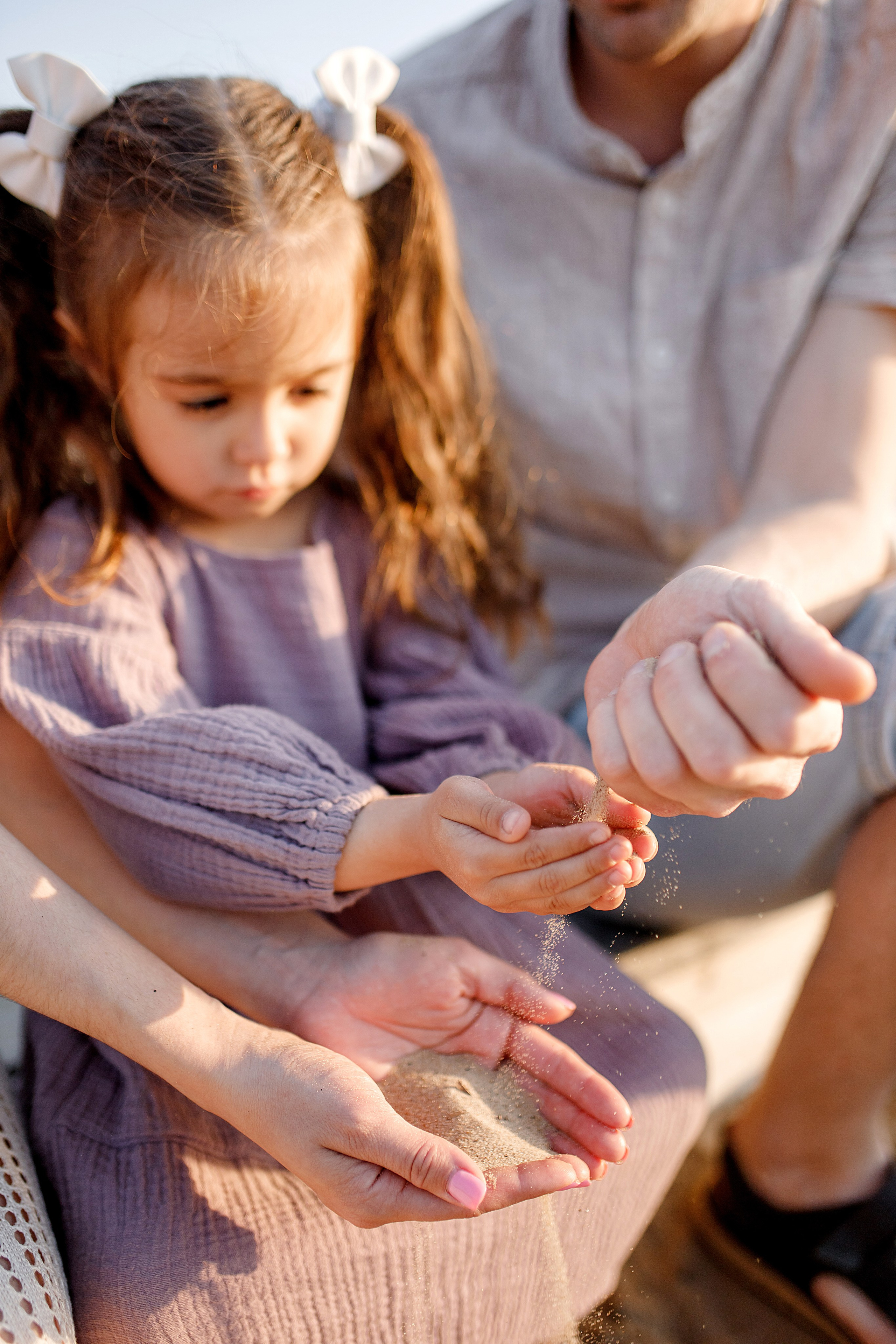 Семейная съёмка на пляже. Свадебный и семейный фотограф в Казани Алина Гилазиева