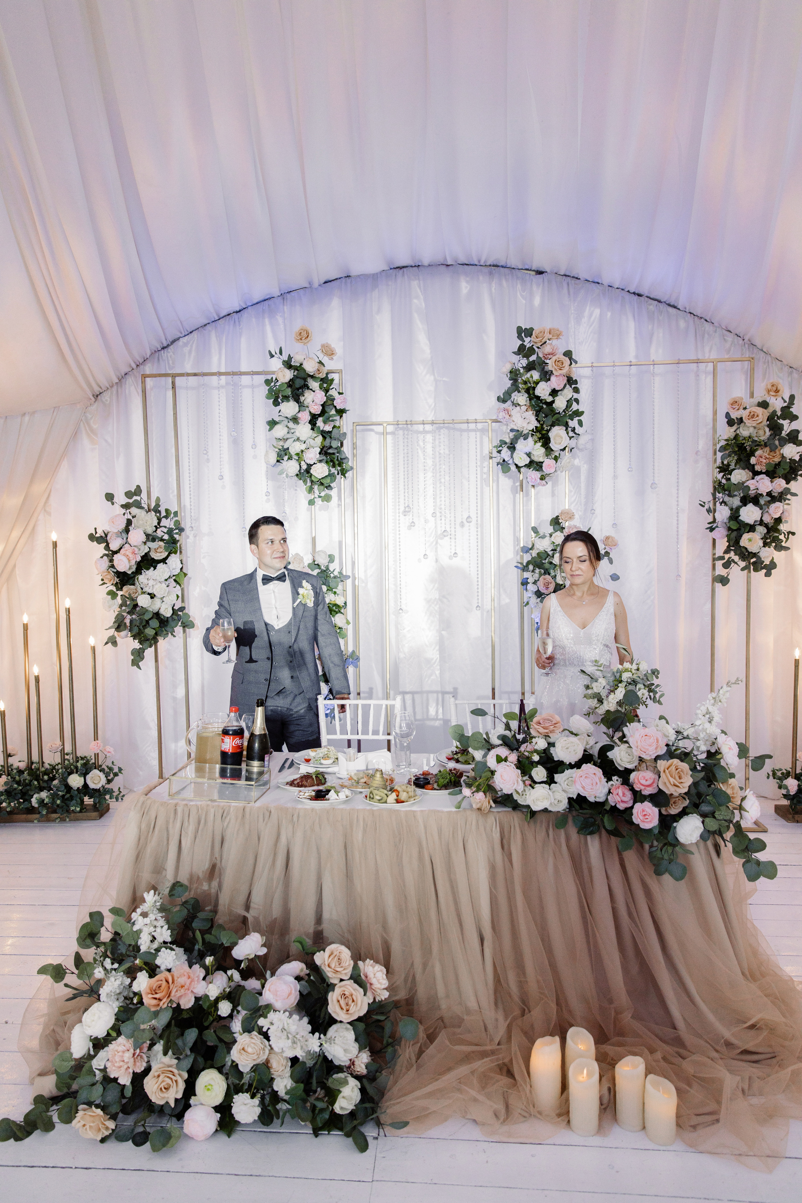 Свадьба Екатерины и Сергея. Стиль и нежность