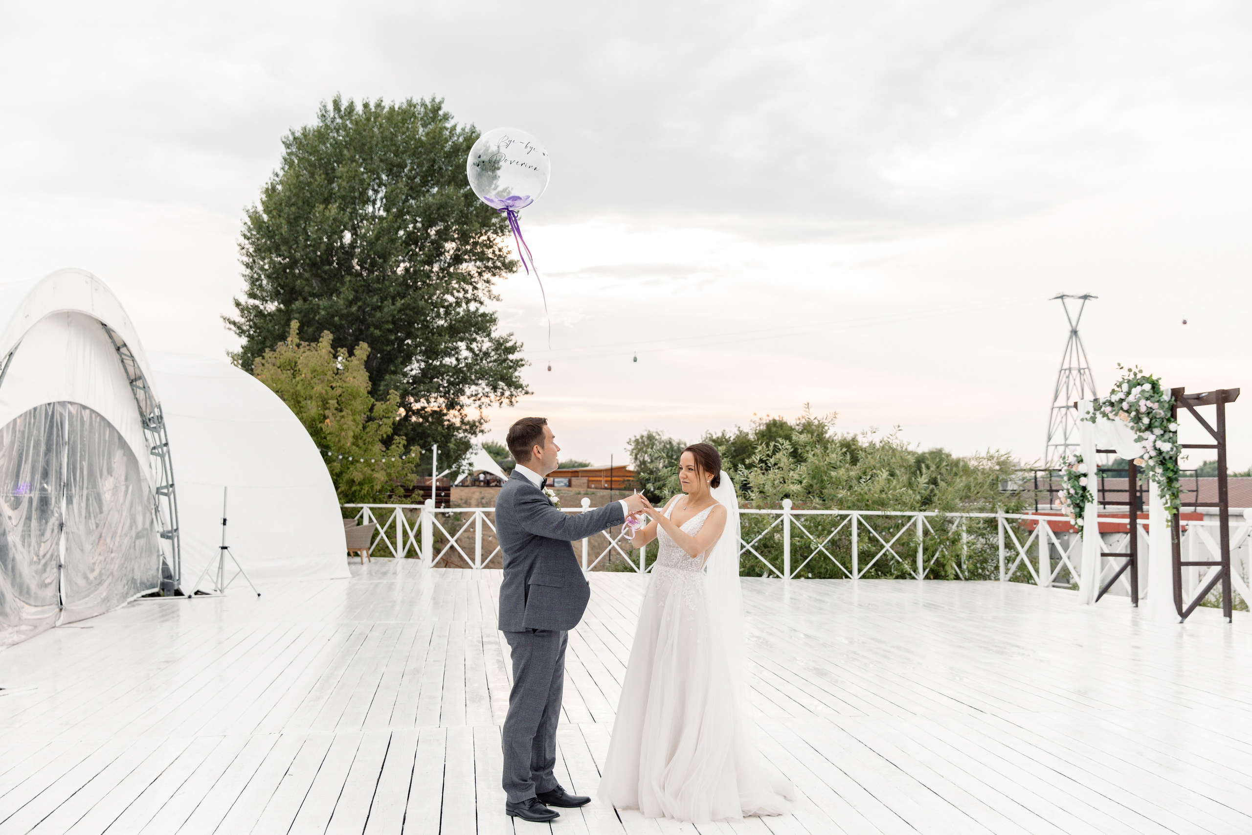 Свадьба Екатерины и Сергея. Стиль и нежность