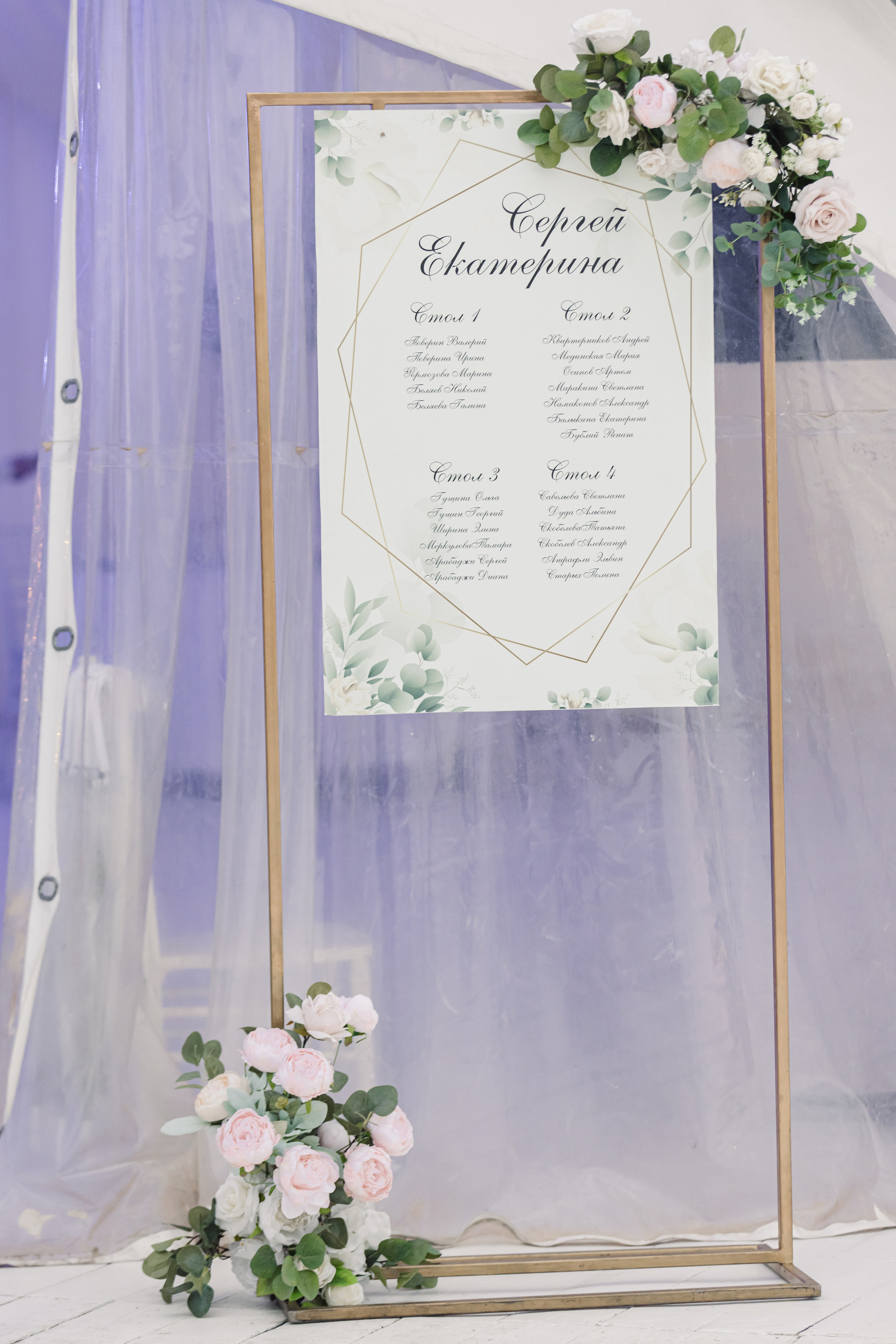 Свадьба Екатерины и Сергея. Стиль и нежность