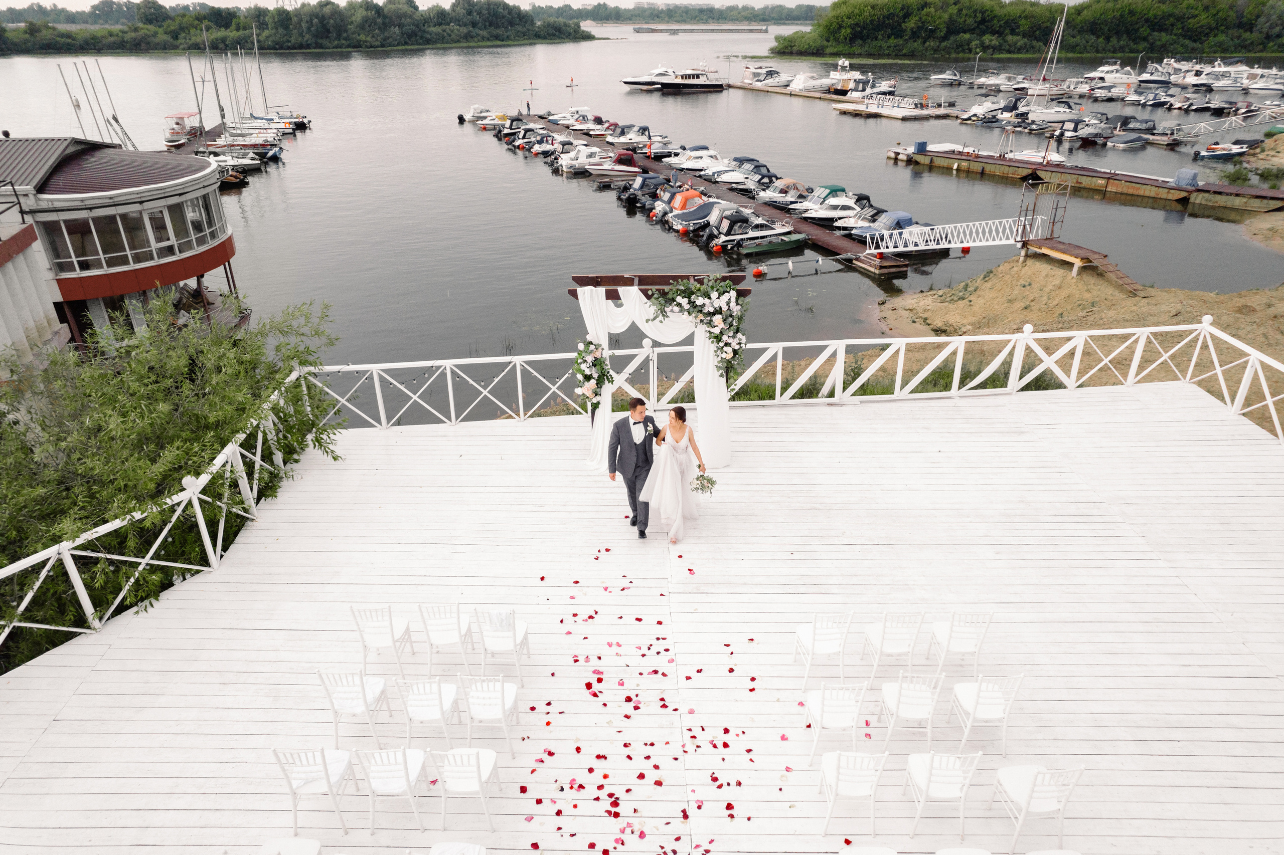 Свадьба Екатерины и Сергея. Стиль и нежность