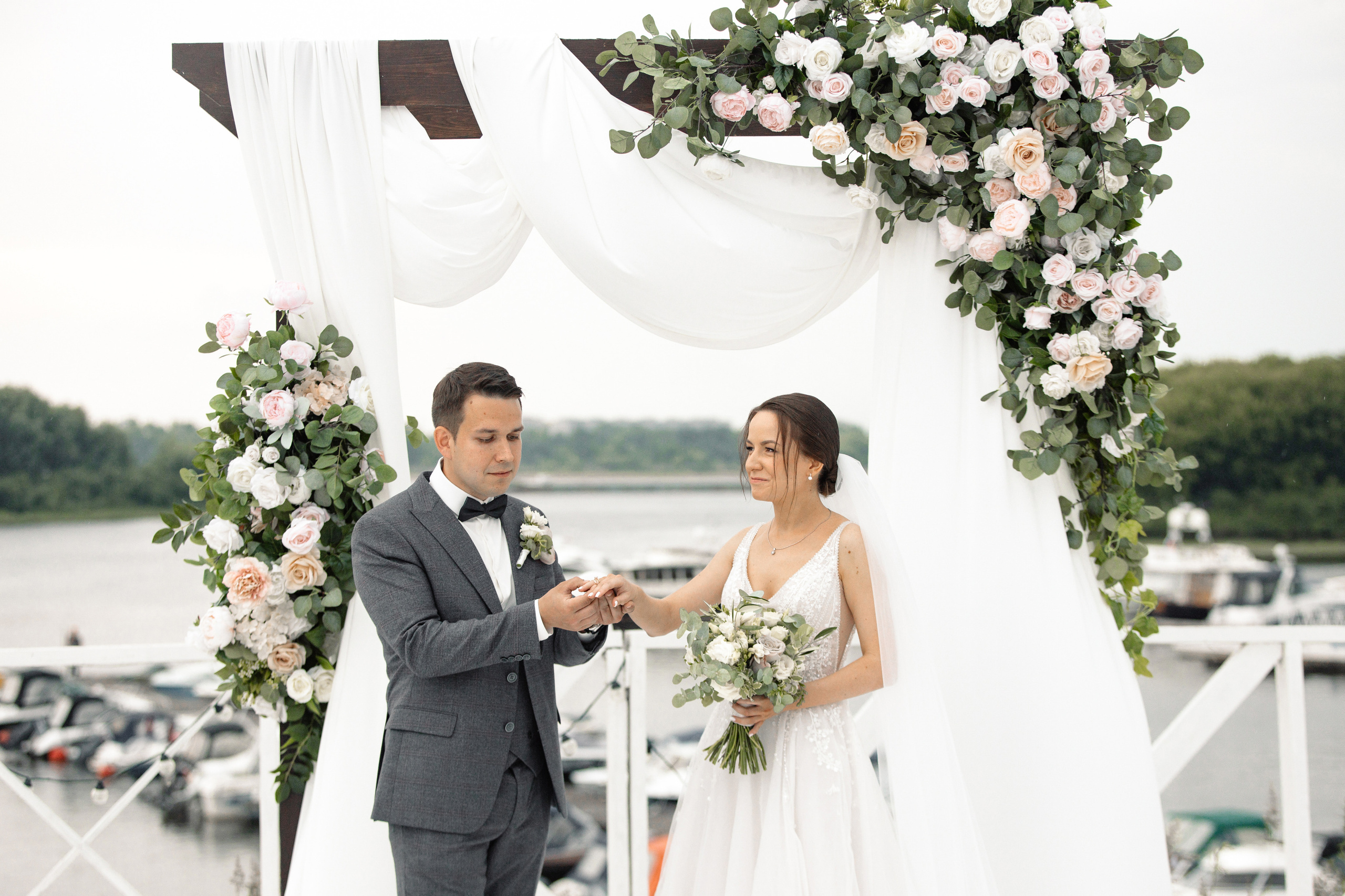 Свадьба Екатерины и Сергея. Стиль и нежность