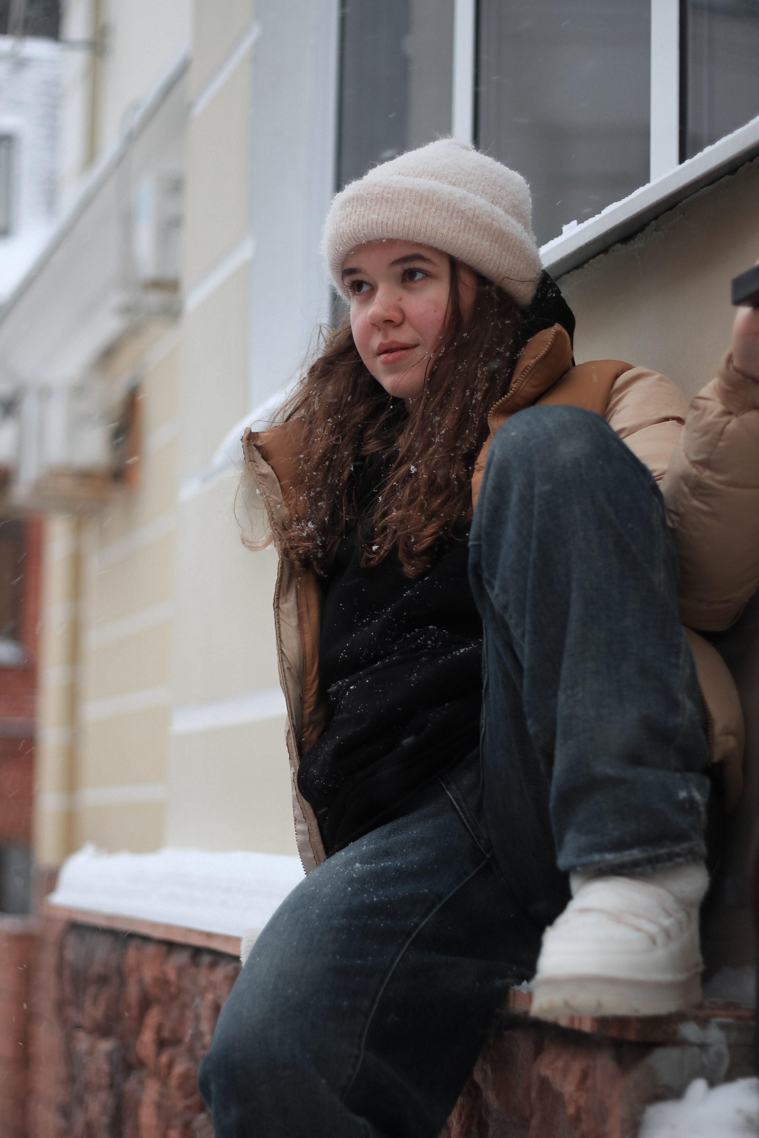 Алина и зима. Начинающий Фотограф в Казани