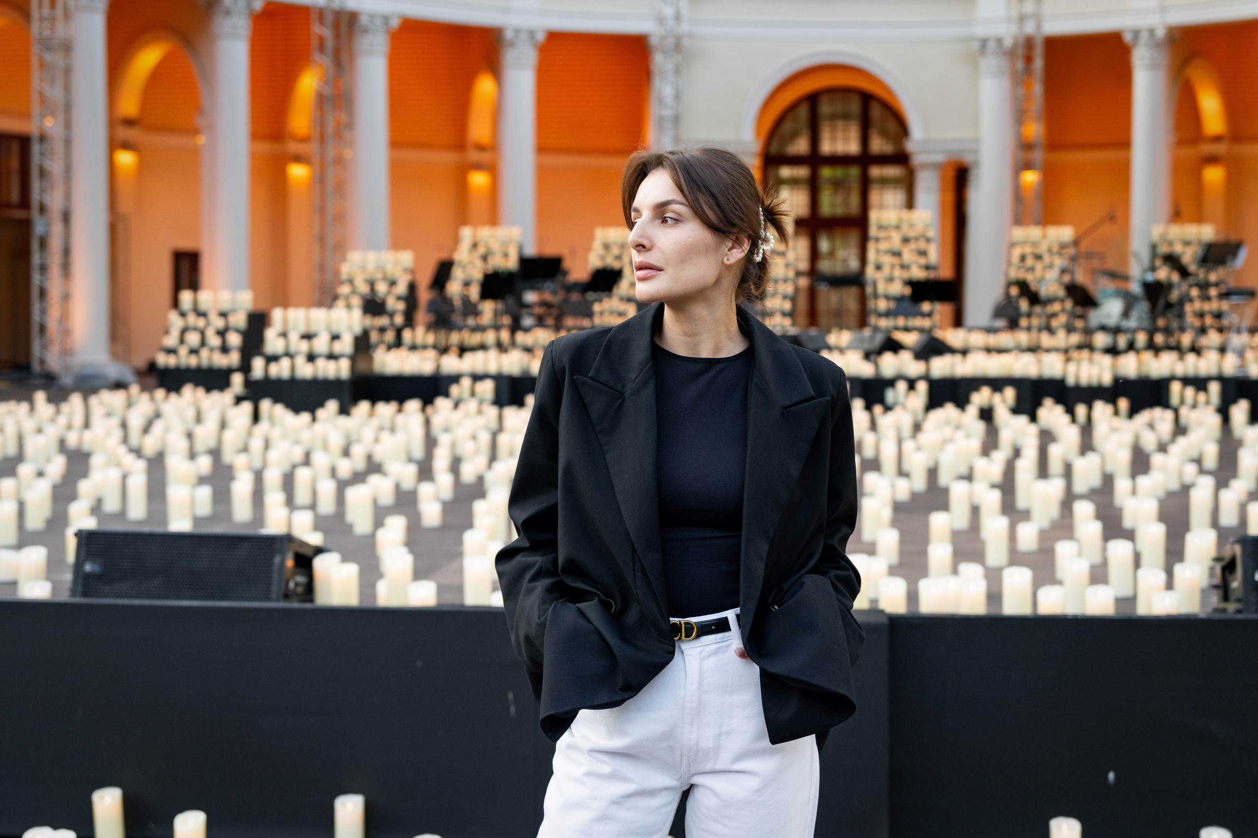 Симфонический оркестр Lumisfera при свечах. Фотограф Никита Комаров