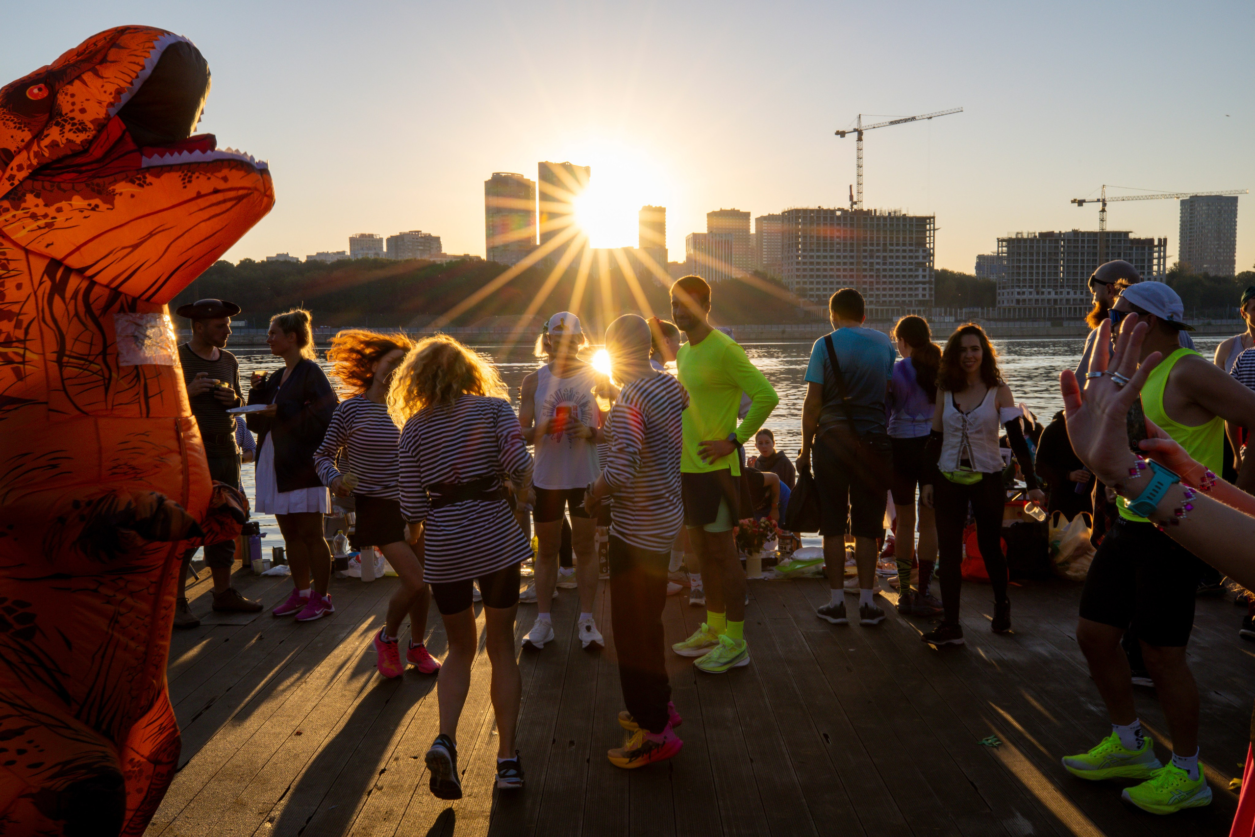 Утренний рассвет с Тушиноги, 31.08.25. Фотограф Сергей Ловкий