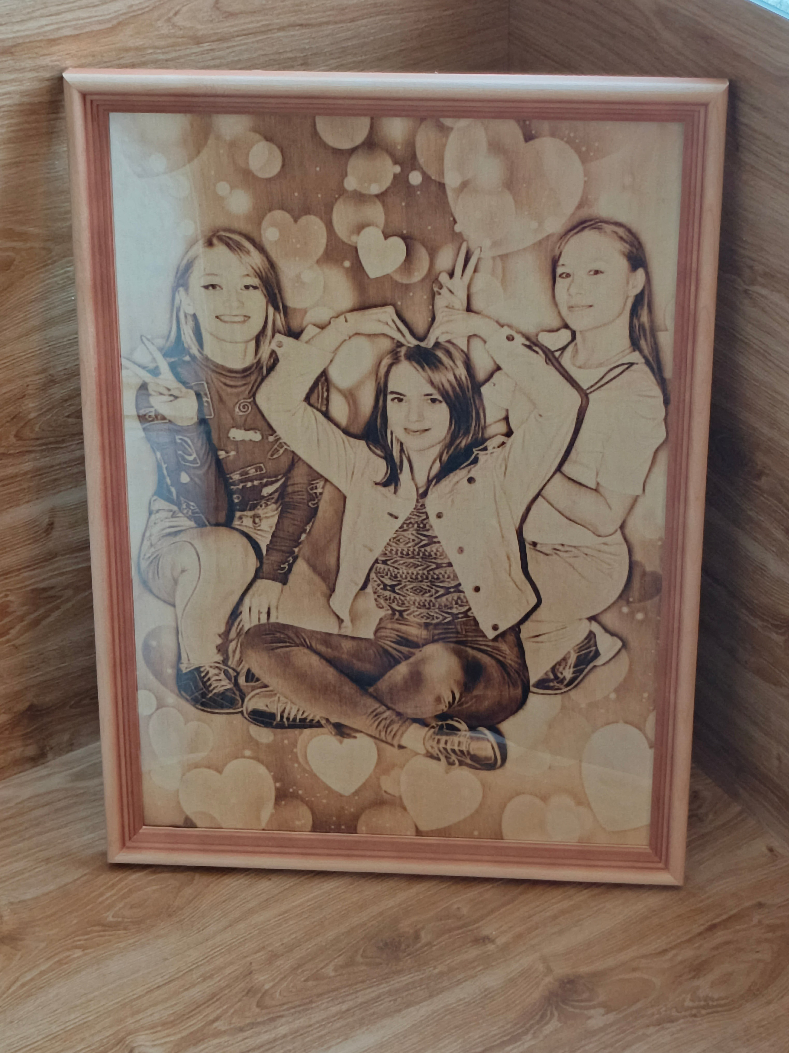 Портреты. Выжигания картин и портретов по фото