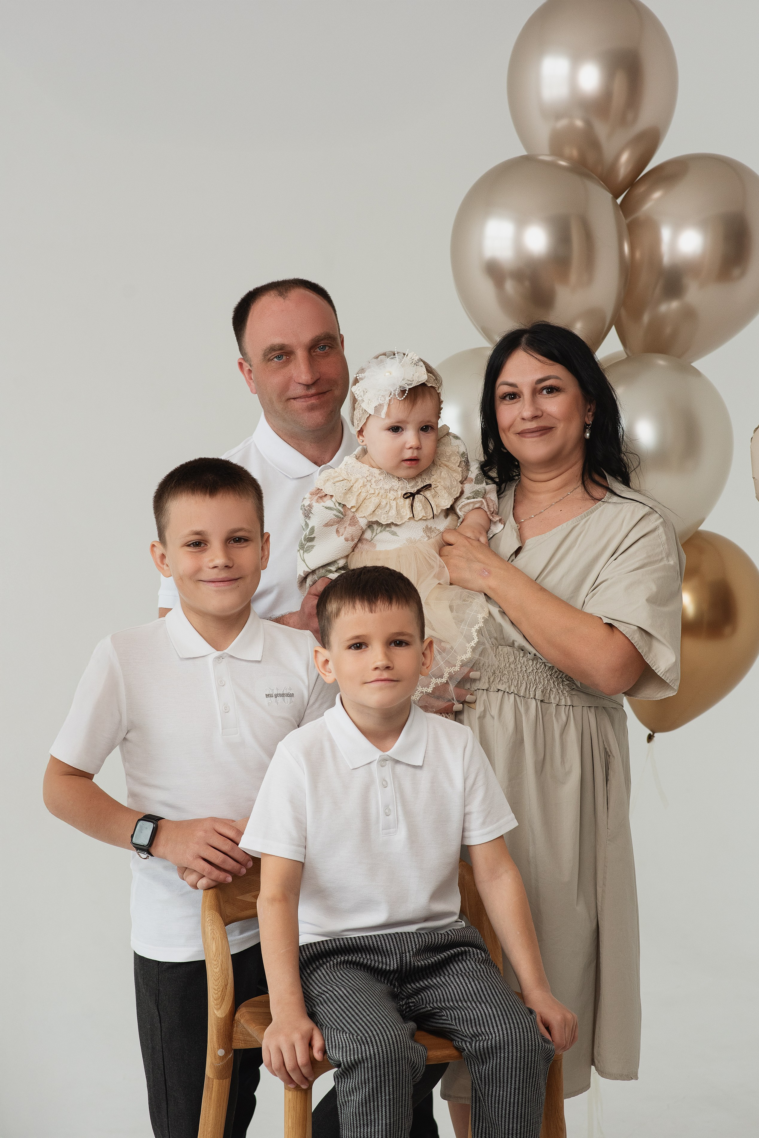 Фотосессия годика Алина. Семейный фотограф в Южно-Сахалинске Анастасия Лимарева