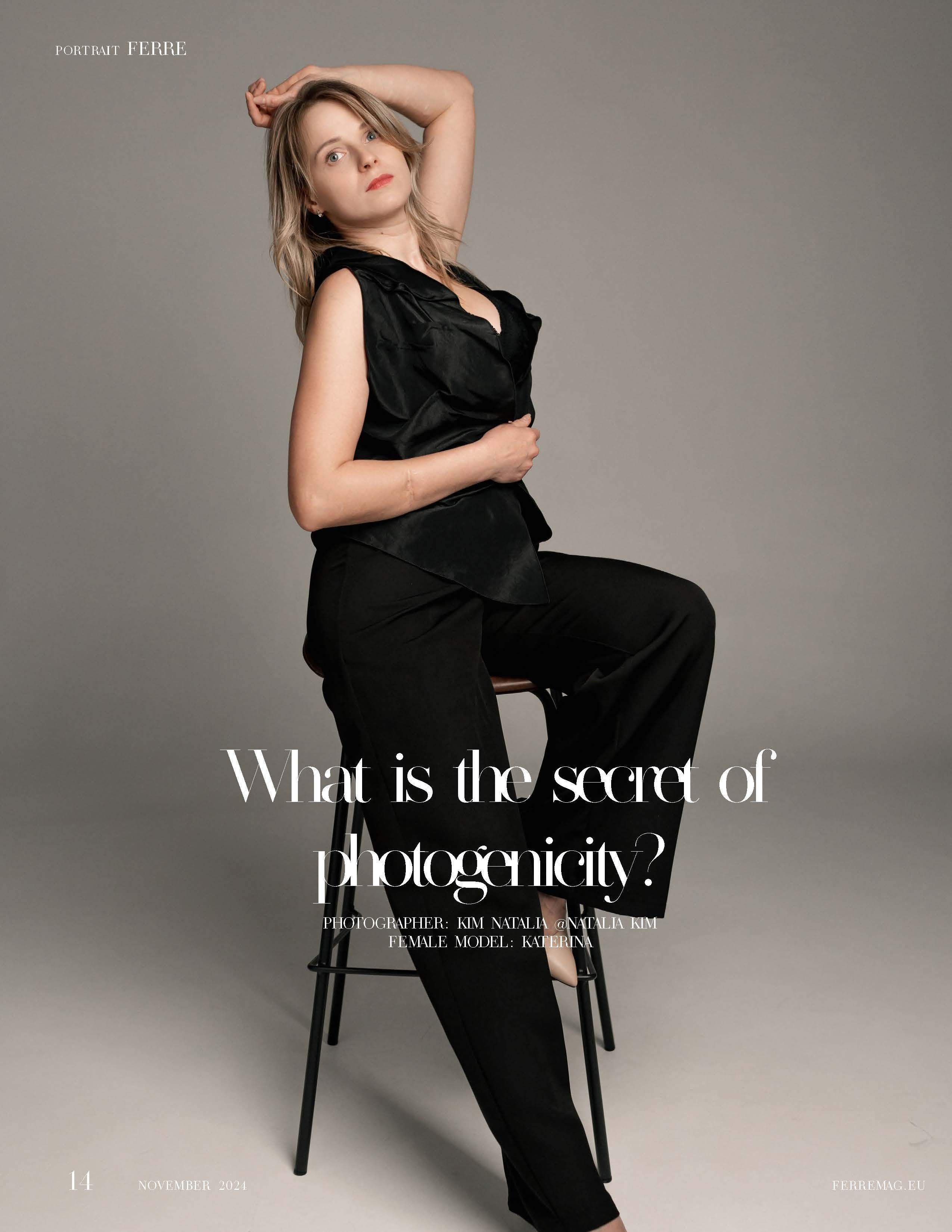 FERRE PORTRAIT NOVEMBER3 2024. Фотограф Ким Наталья в Красноярске