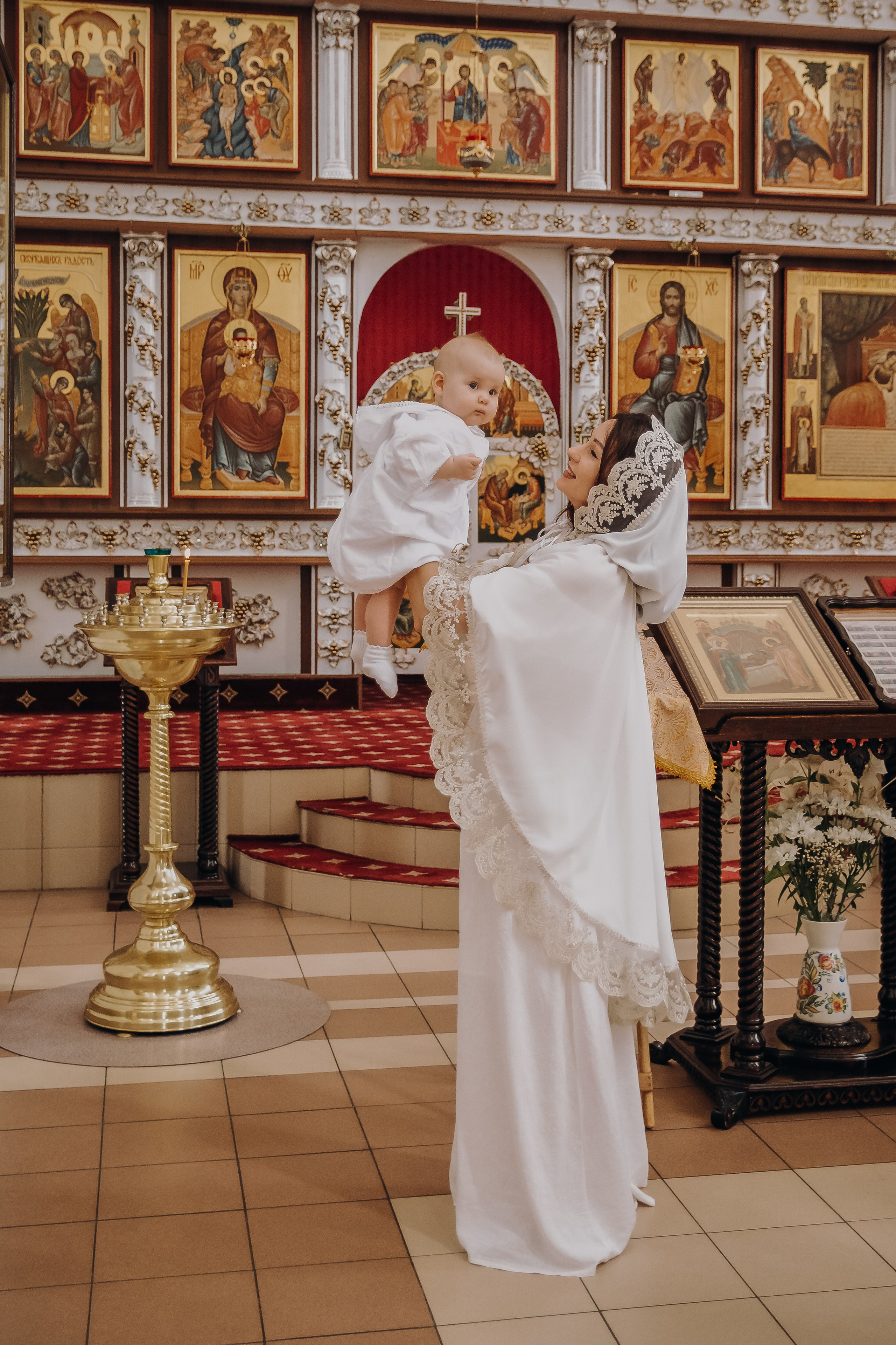 Крещение Таисии. Семейный и детский фотограф Кущ Наташа