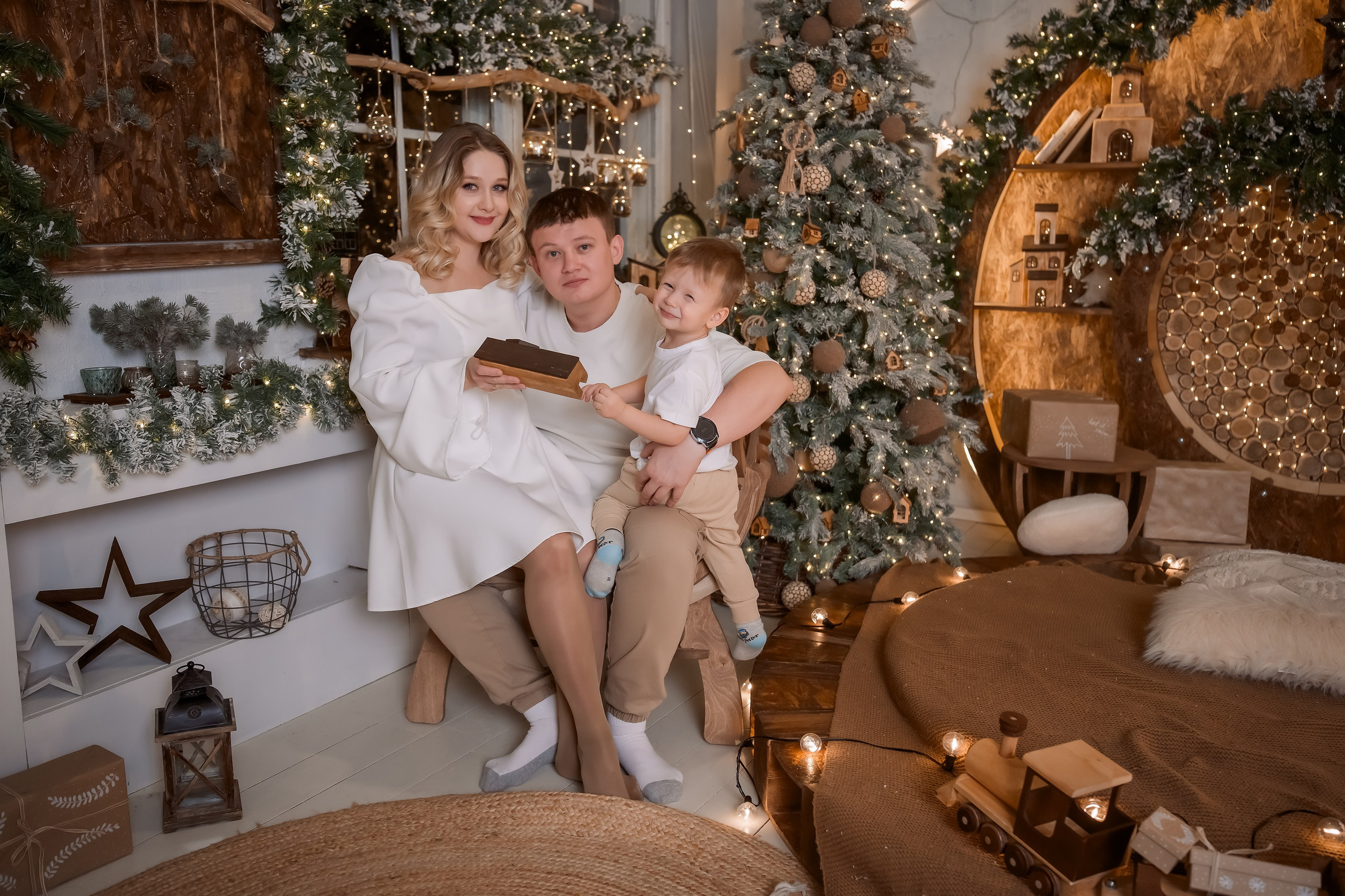 Новогодняя семейная фотосессия. Марина Суздаль семейный и детский фотограф в Москве и Подмосковье