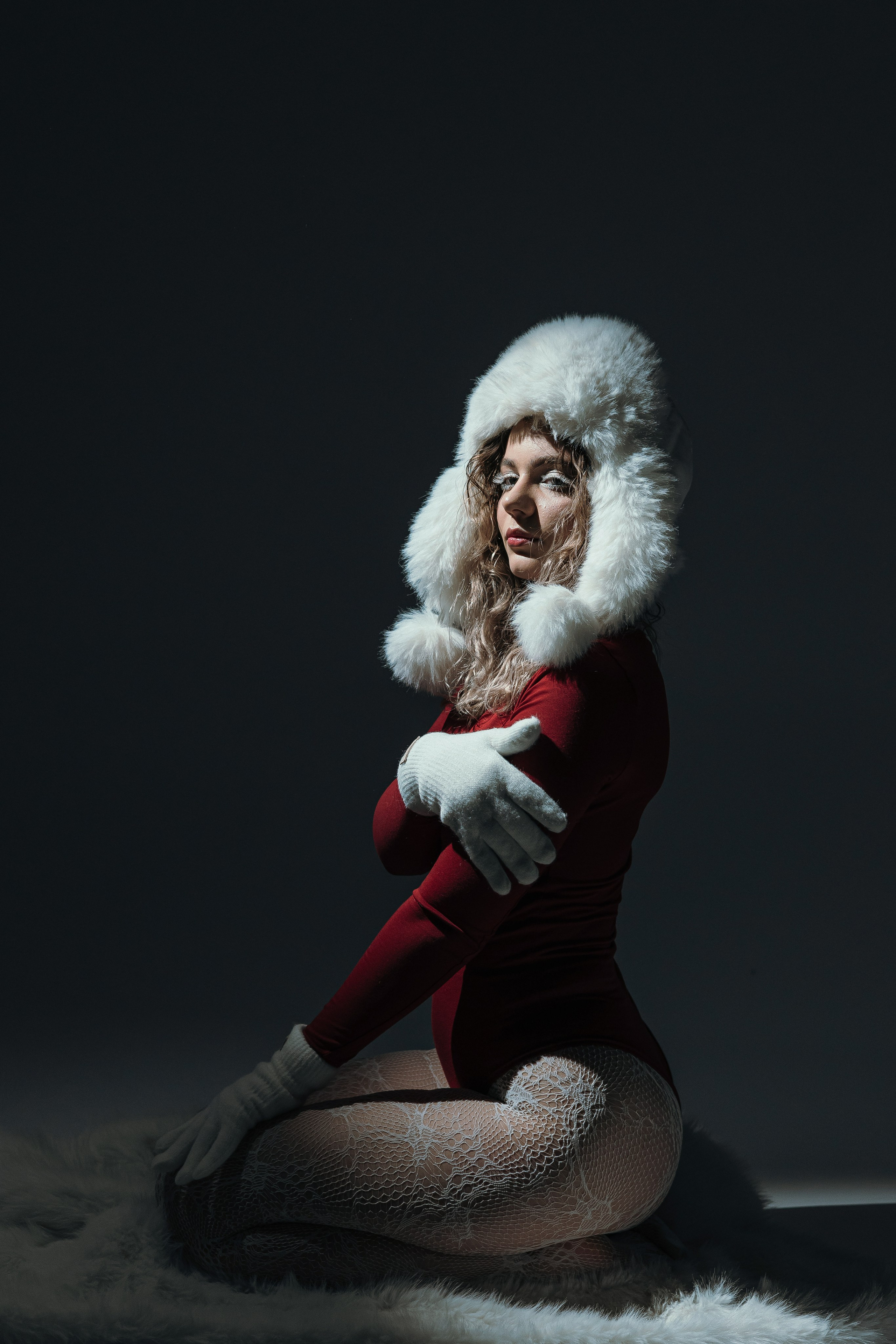 В студии. Асель Мурзина фотограф Казань