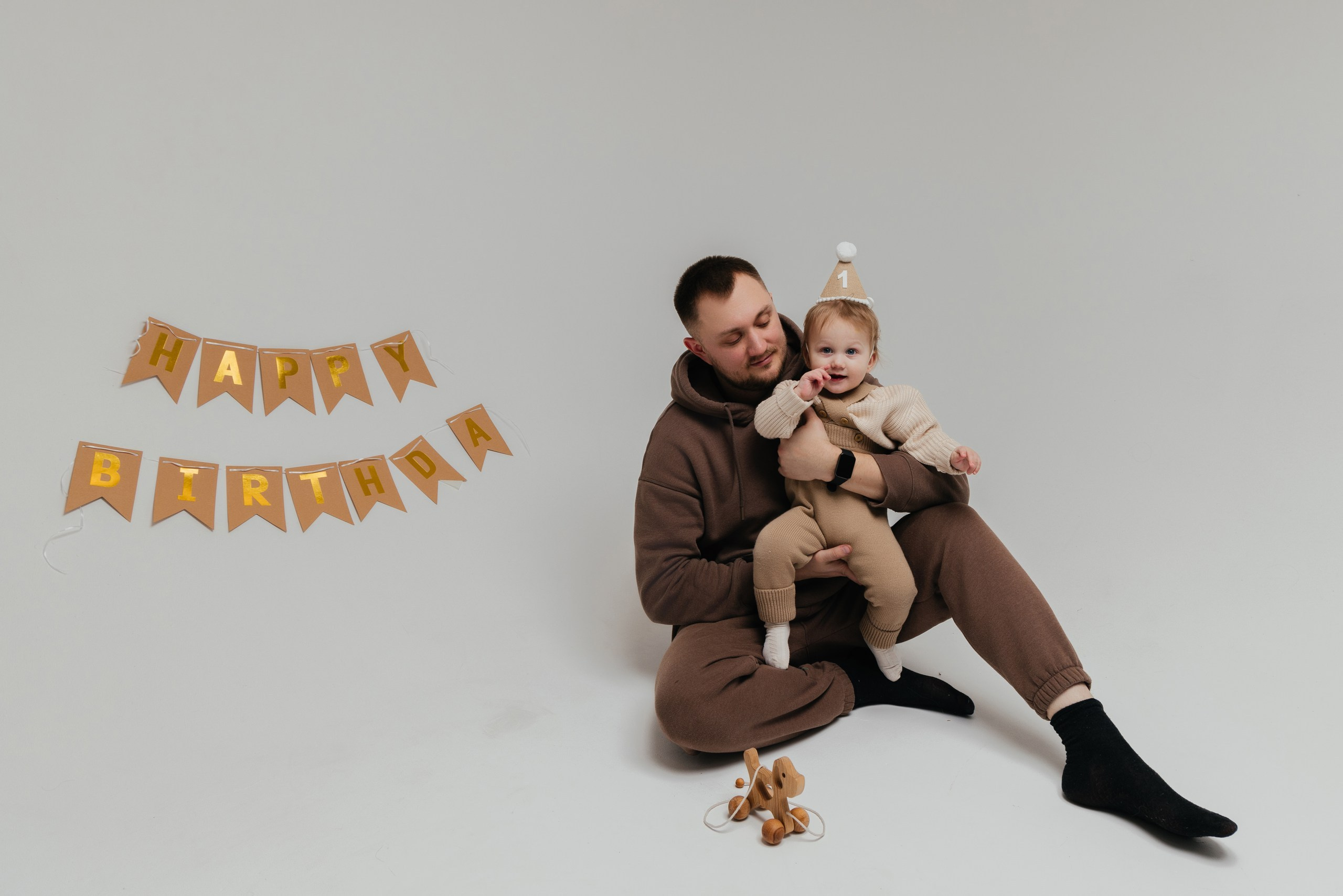 Семейная фотосессия в студии. Фотограф Алексей Солопов