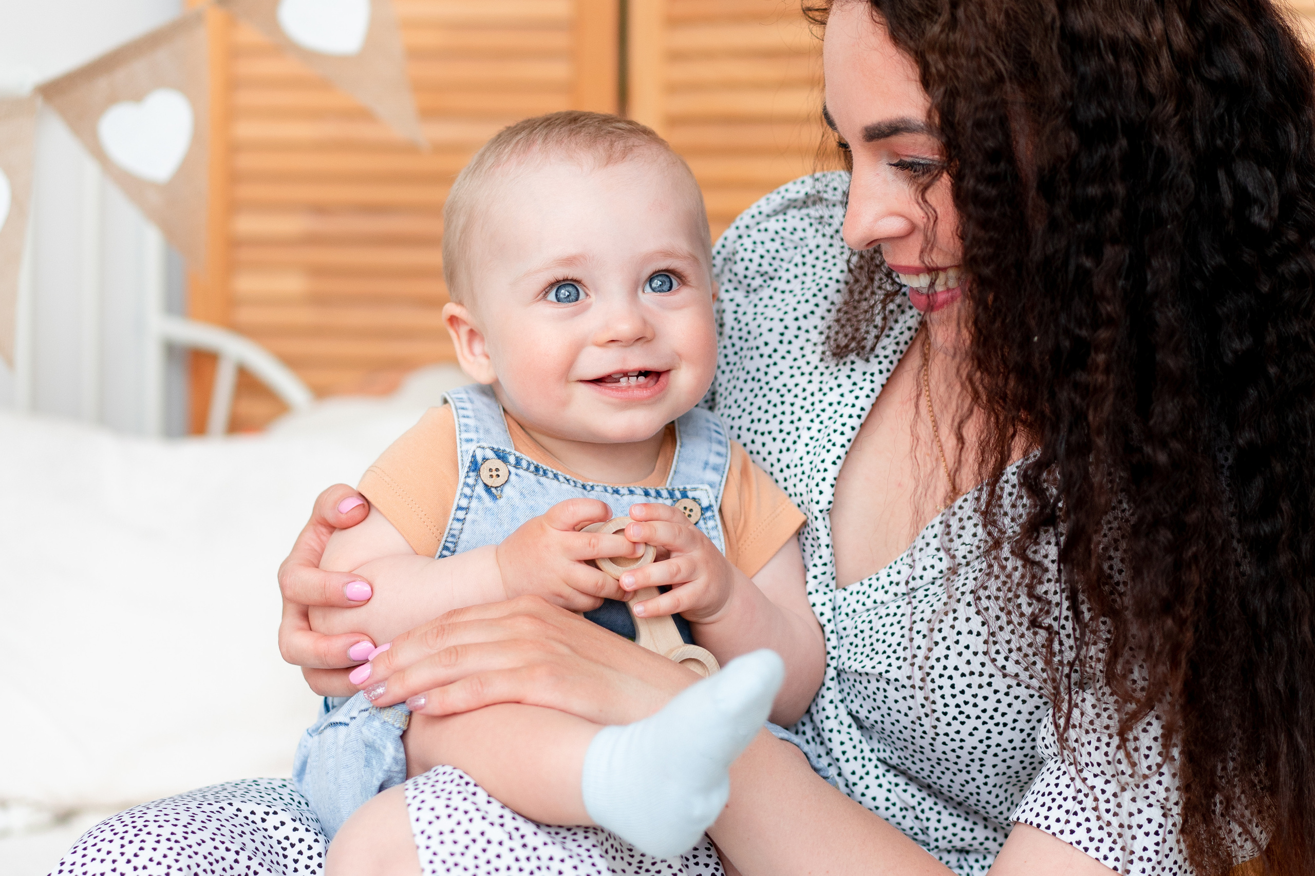 Первый день рождения малыша. Детская, семейная фотостудия в Санкт-Петербурге