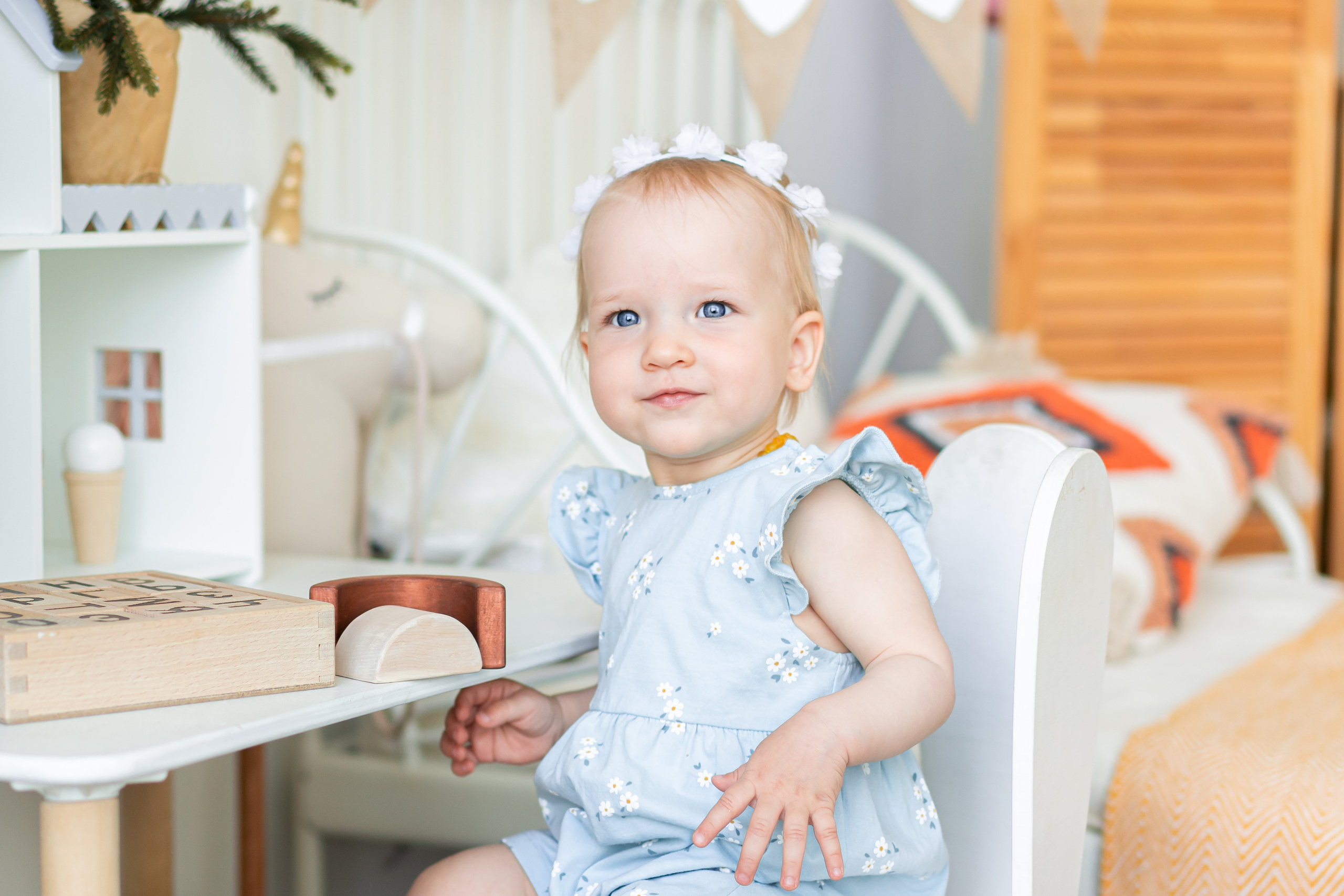 Первый день рождения малыша. Детская, семейная фотостудия в Санкт-Петербурге