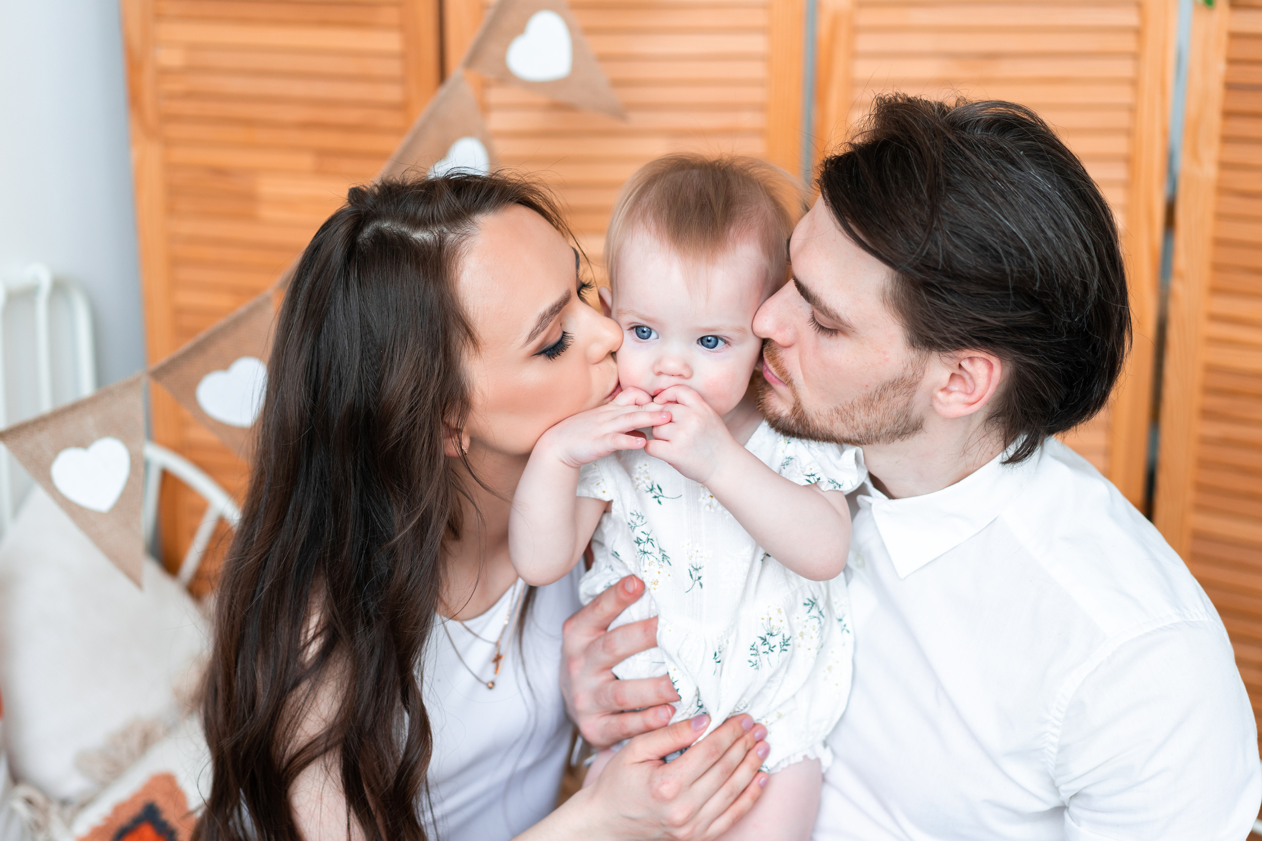 Первый день рождения малыша. Детская, семейная фотостудия в Санкт-Петербурге