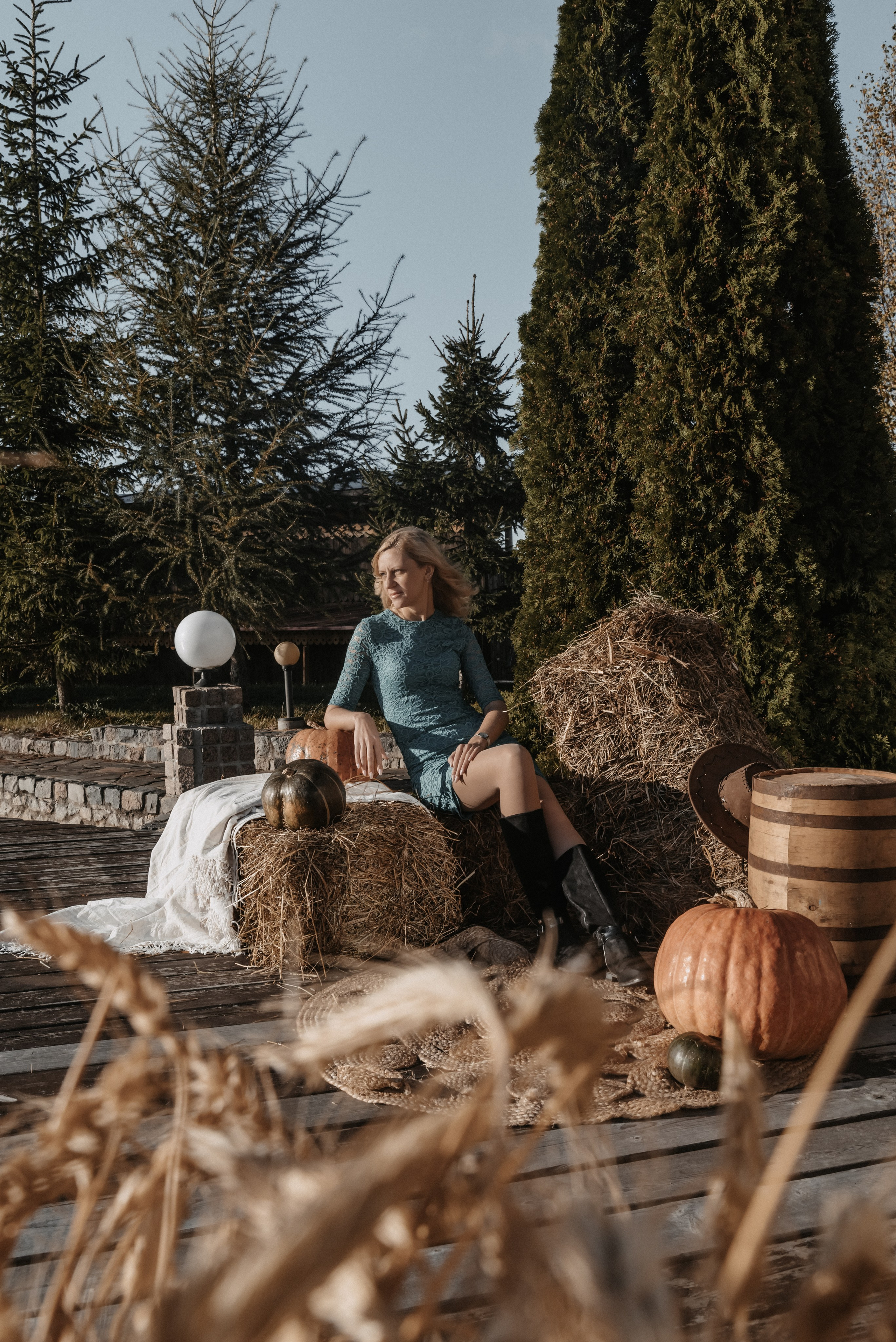 Корпоратив и оформление фотозоны в стиле ранчо). Фотограф Светлана Воронцова