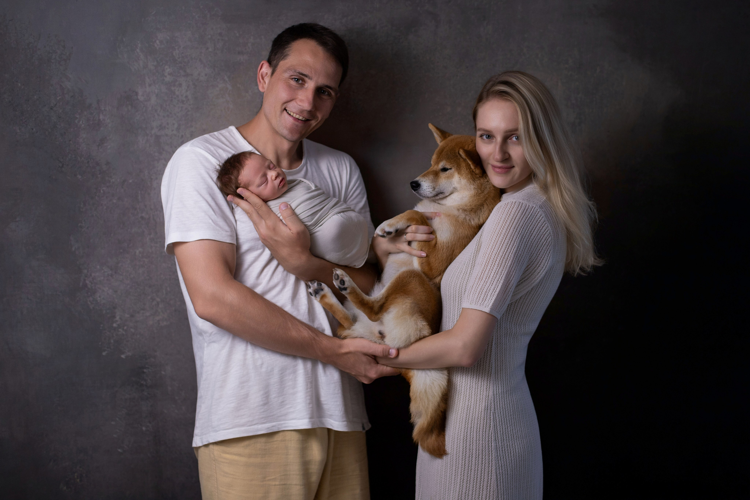 Портретные семейные. Фотограф новорожденных в Москве Кристина Ткач