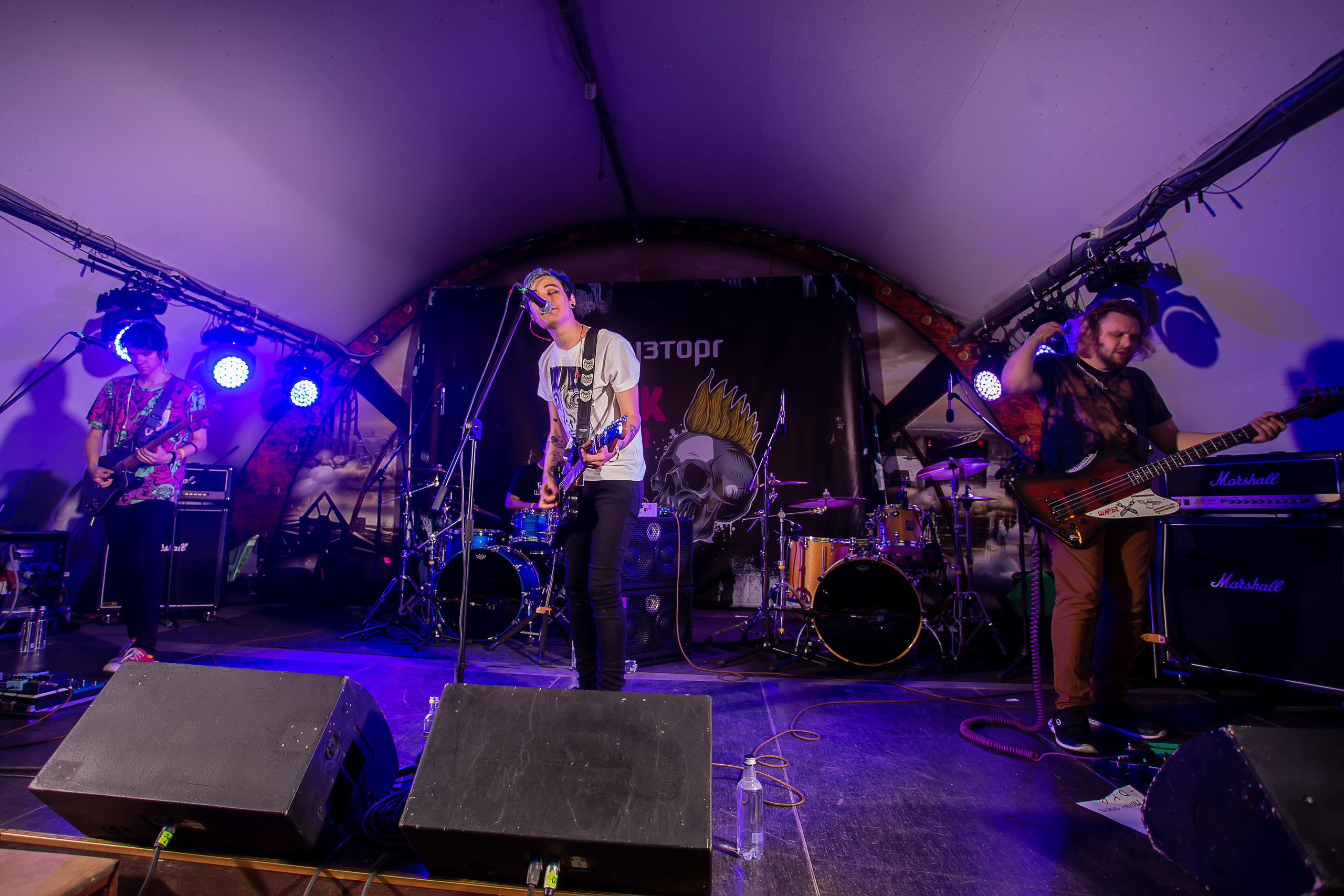 Группа Шары 29 августа 2020 на фестивале PUNKRUPOR в ДК Горбунова