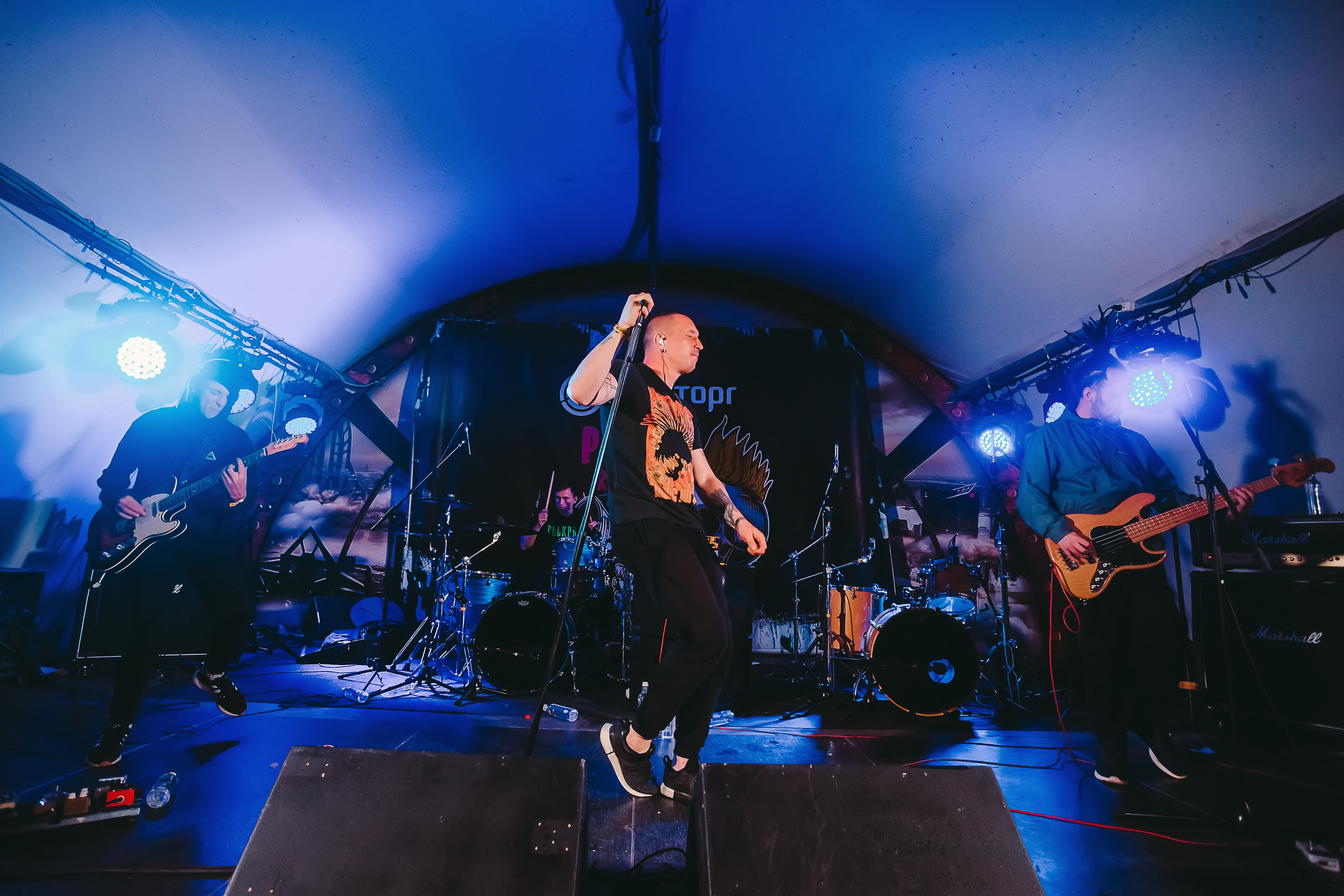 Группа Пионерлагерь Пыльная Радуга на фестивале PUNK RUPOR. Photographer Sonkina Tatiana (Tanya Ash)