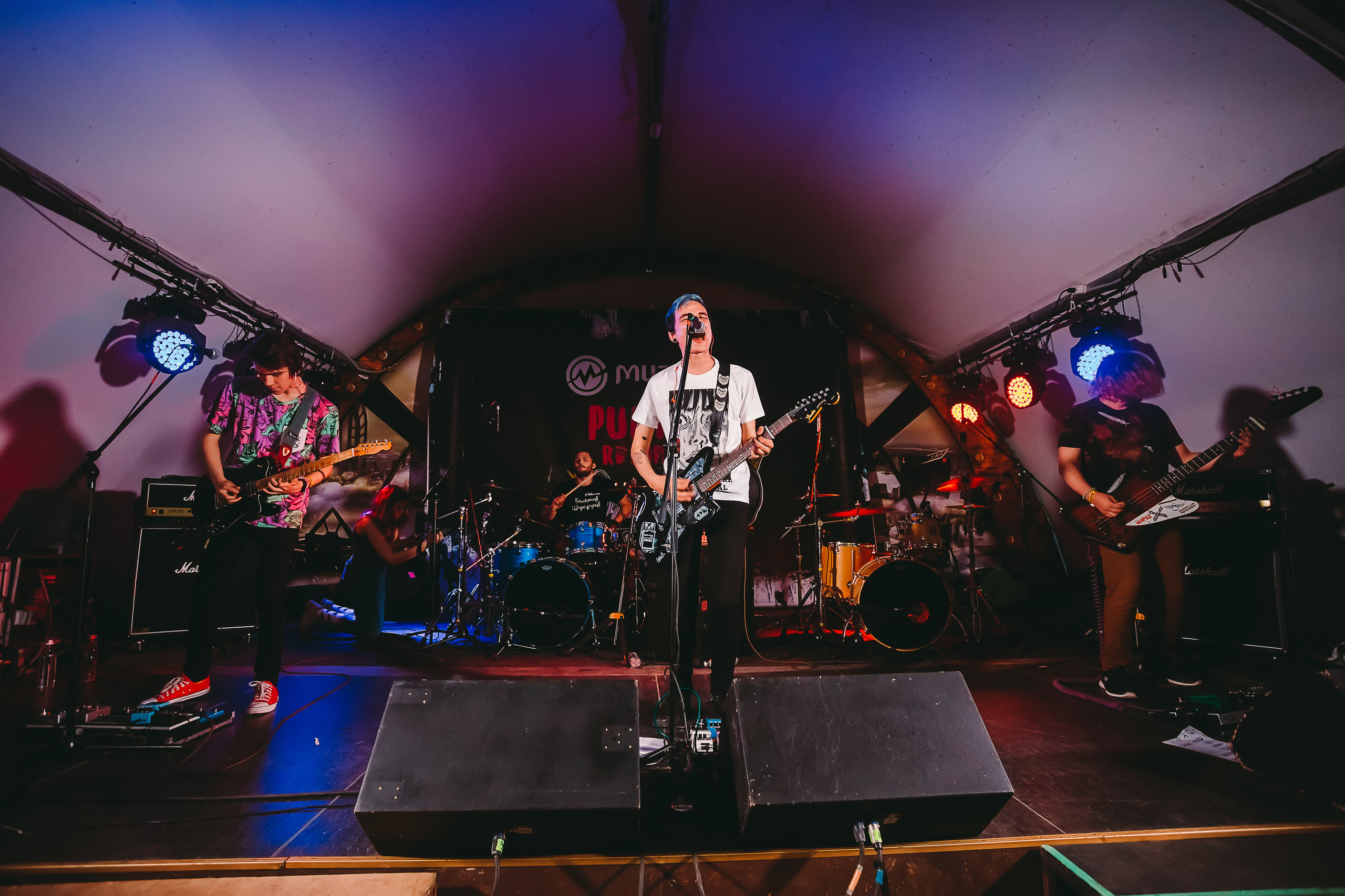 Группа Шары 29 августа 2020 на фестивале PUNKRUPOR в ДК Горбунова