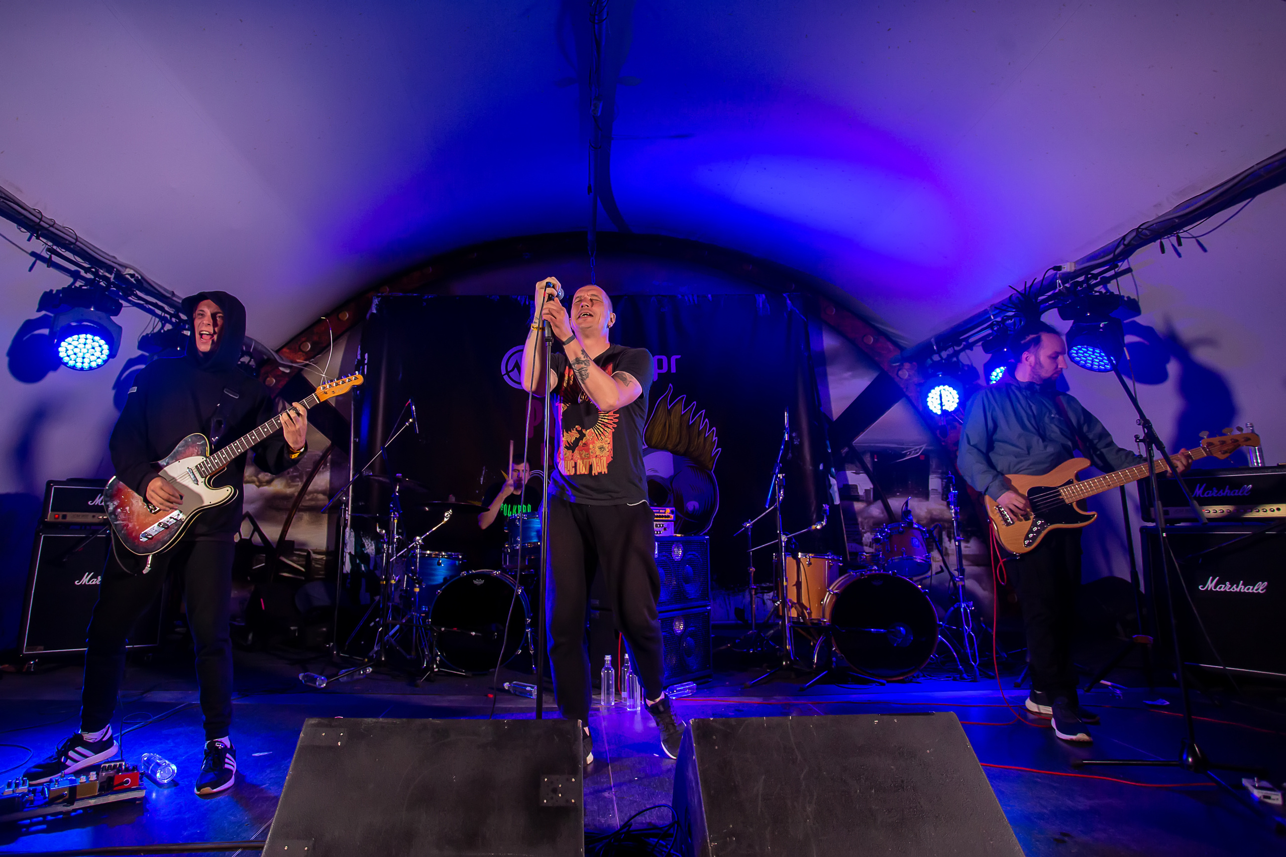 Группа Пионерлагерь Пыльная Радуга на фестивале PUNK RUPOR. Photographer Sonkina Tatiana (Tanya Ash)