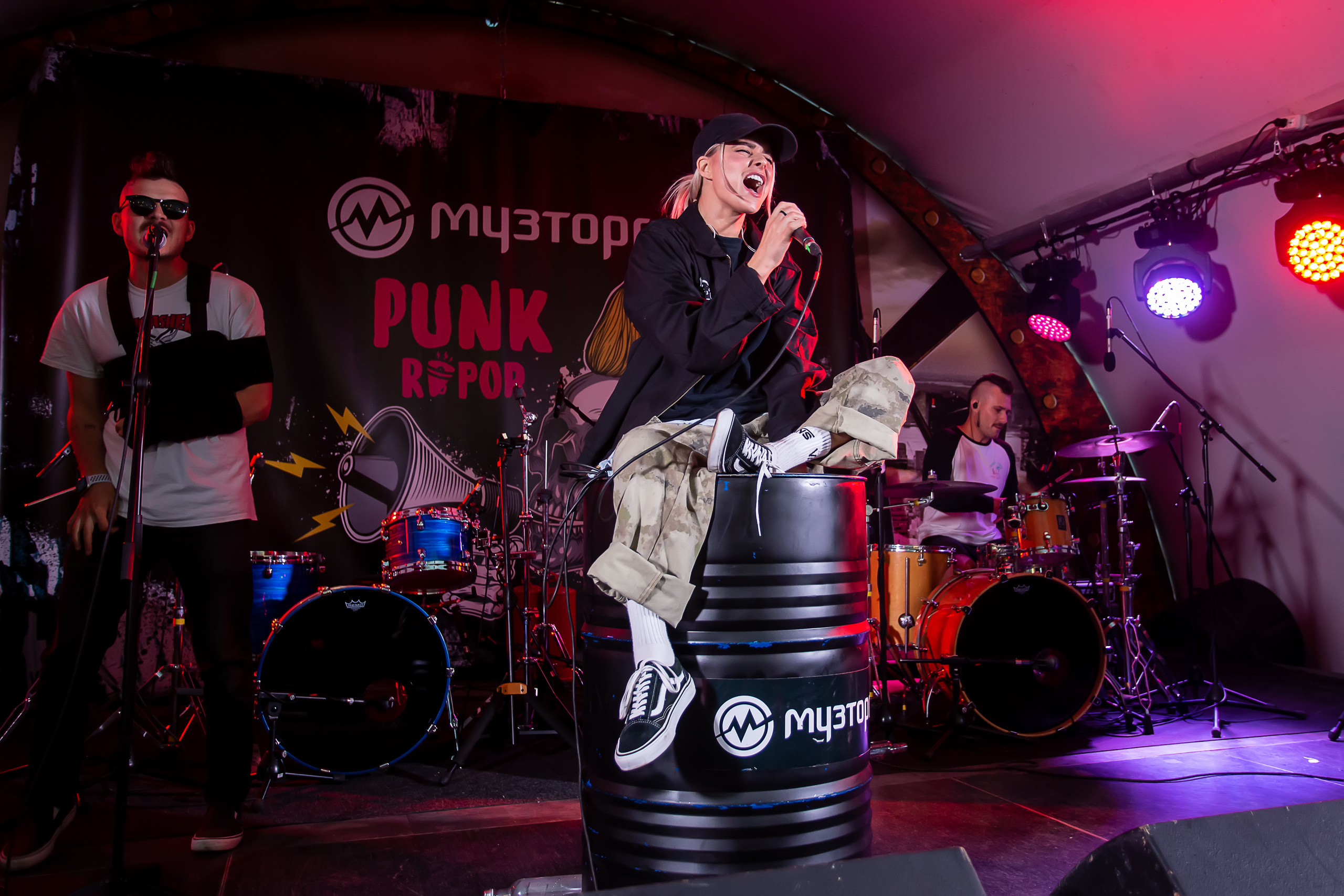 Алена Алехина & 321RUN на фестивале PUNKRUPOR. Photographer Sonkina Tatiana (Tanya Ash)