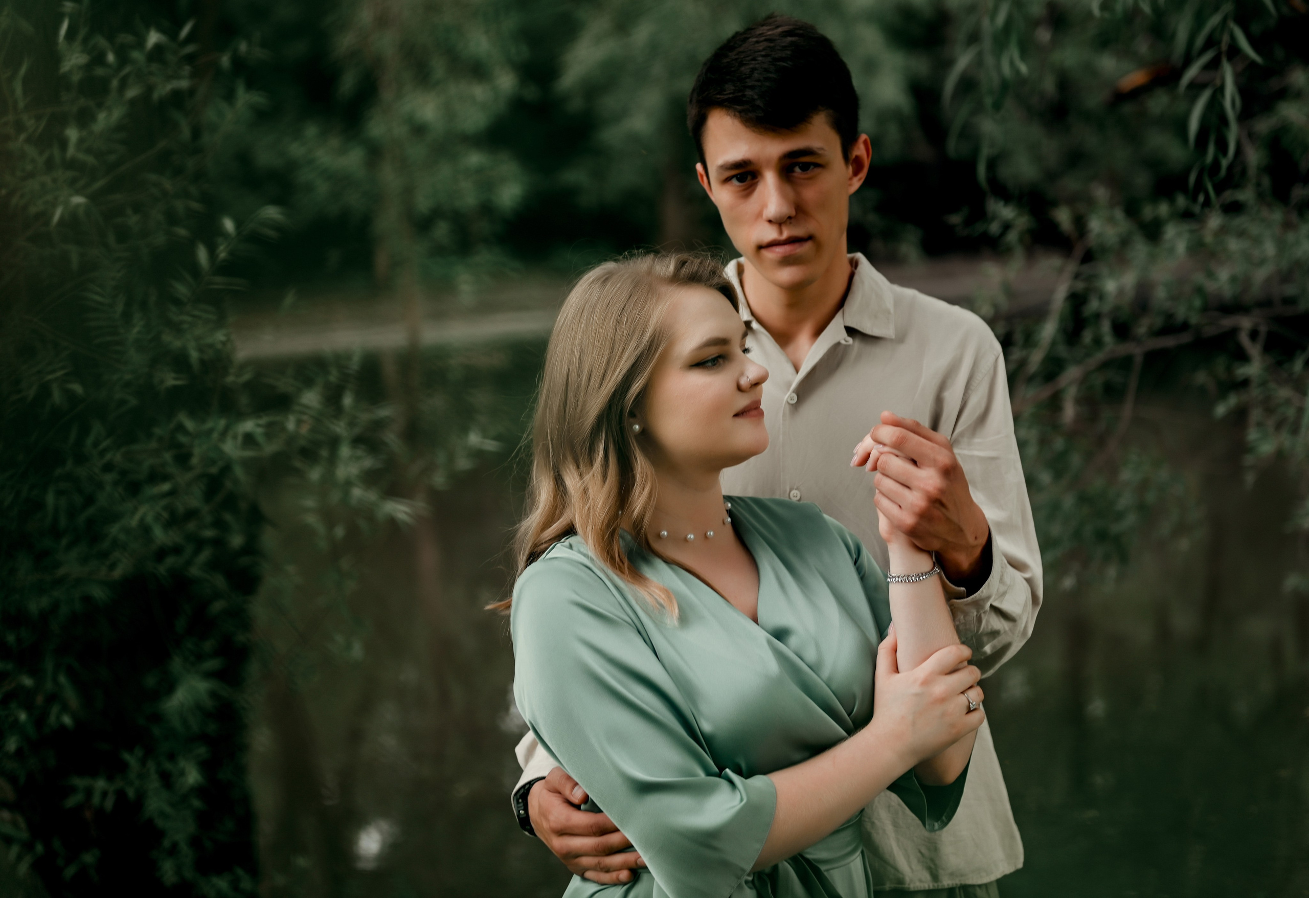 Love story прогулка вместе с песиком))). Свадебный, семейный, детский, контент фотограф в Омске Максим Ильин