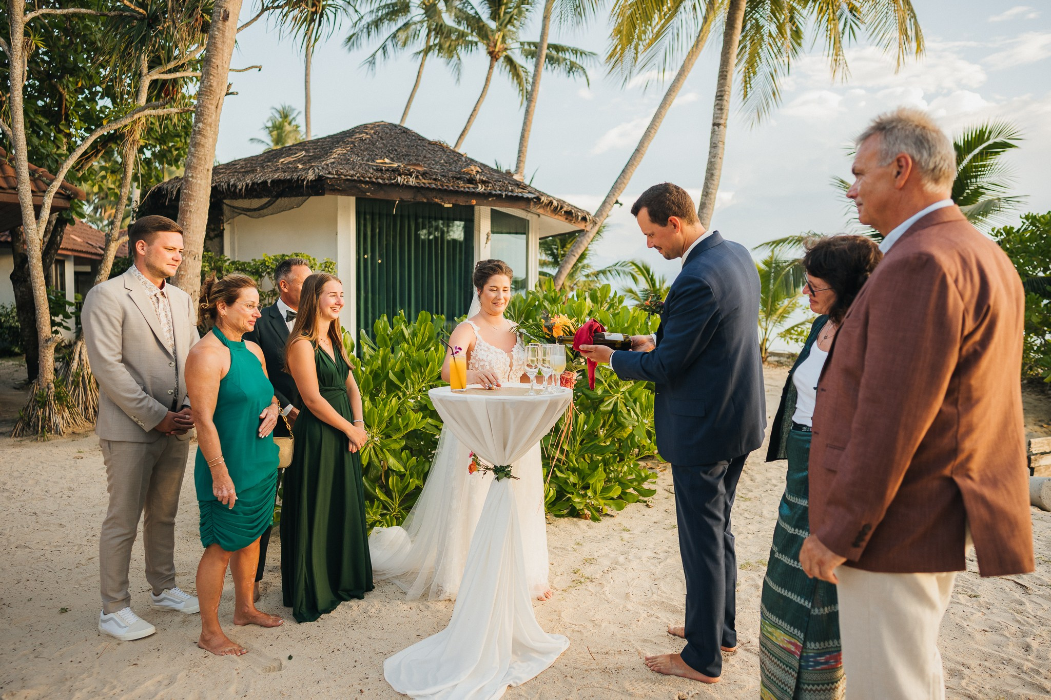 Louisa & Sascha 18.04.2025. Mariage à Koh Samui, en Thaïlande. Whatsapp: +66 94 3 650 301