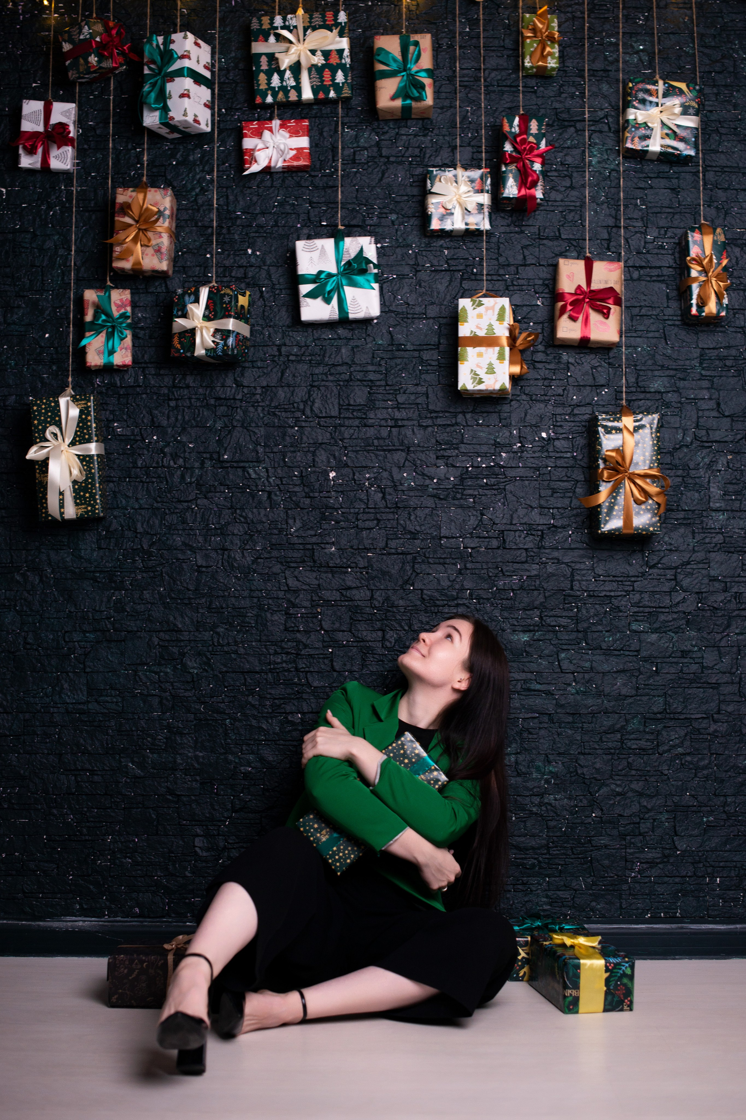 Юлечка в новогодней локации. Творческий фотограф Вологда