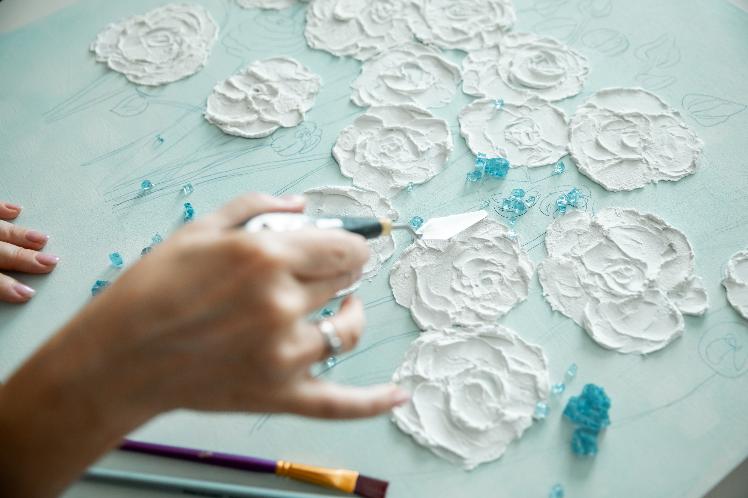 Фотосессия для художницы. Индивидуальный и семейный фотограф Ирина Москвичёва