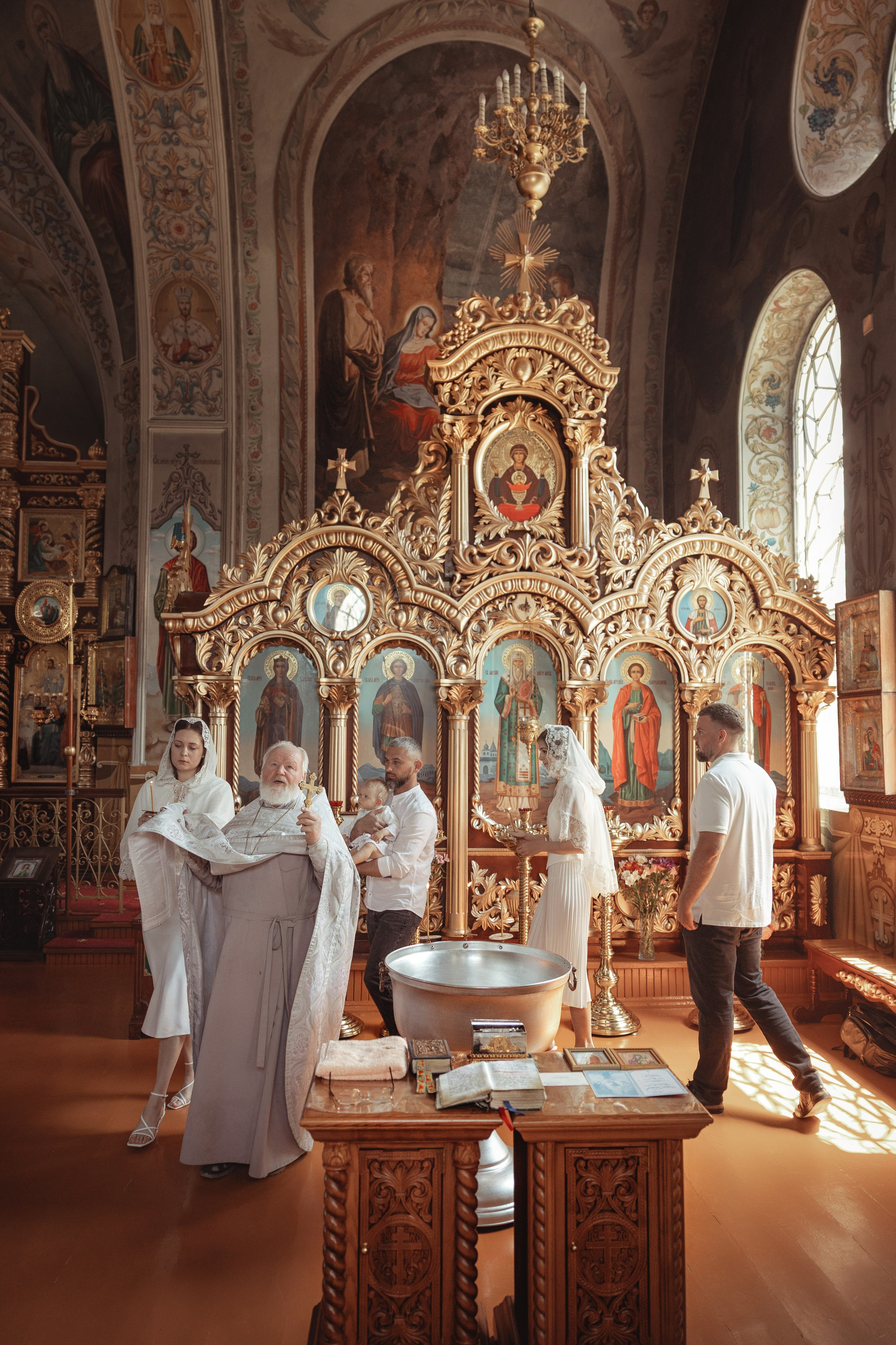 Таинство Крещения Майи. Свято-Успенский храм г. Славянск н/К. Фотограф на Крещение и Венчание Краснодарский край — Гранкина Юлия