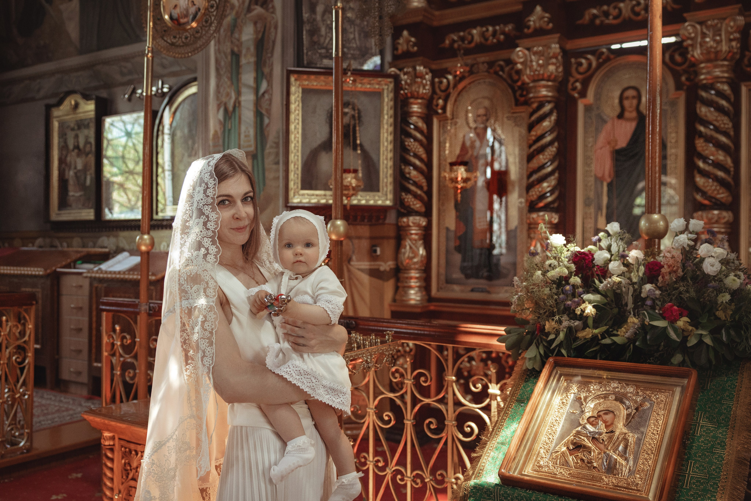 Таинство Крещения Майи. Свято-Успенский храм г. Славянск н/К. Фотограф на Крещение и Венчание Краснодарский край — Гранкина Юлия