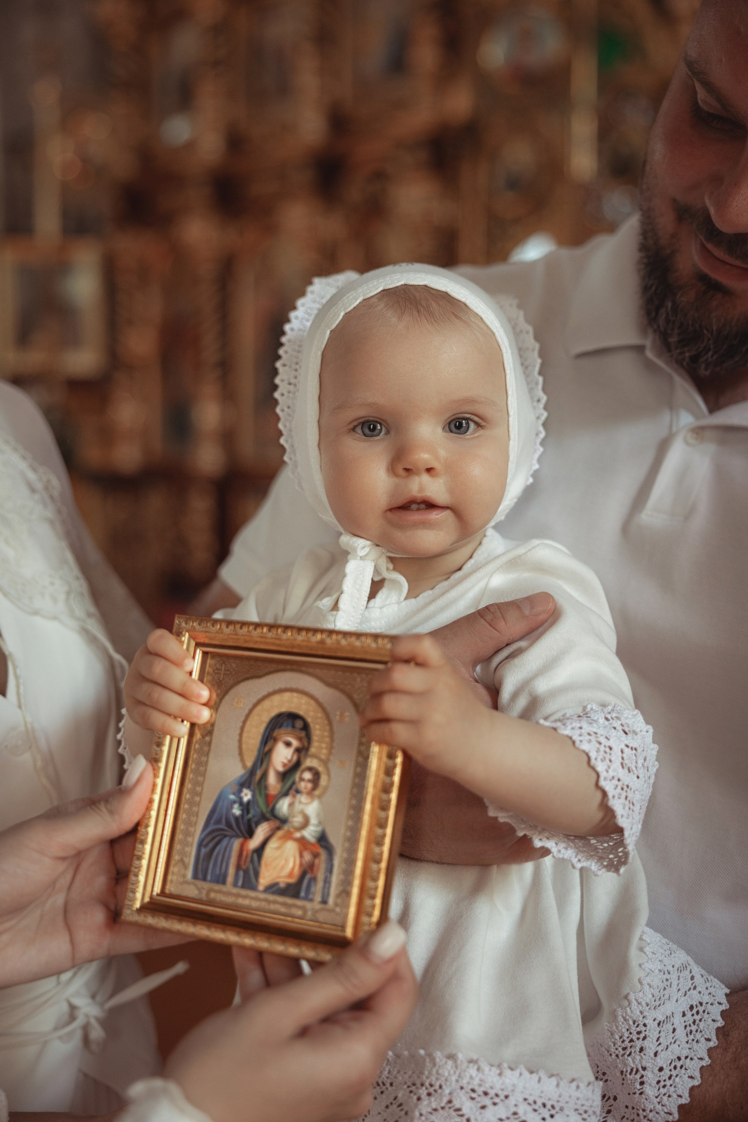 Таинство Крещения Майи. Свято-Успенский храм г. Славянск н/К. Фотограф на Крещение и Венчание Краснодарский край — Гранкина Юлия