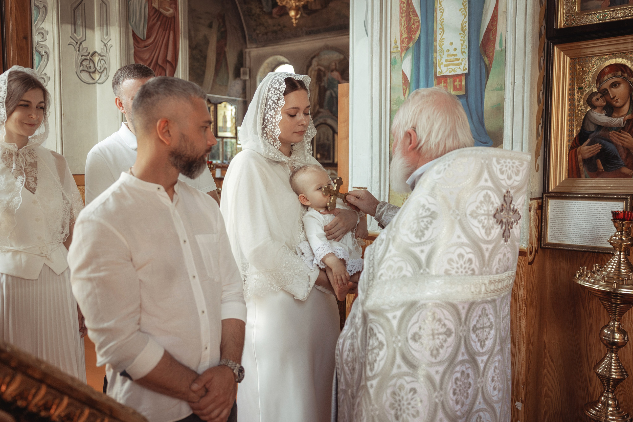 Таинство Крещения Майи. Свято-Успенский храм г. Славянск н/К. Фотограф на Крещение и Венчание Краснодарский край — Гранкина Юлия