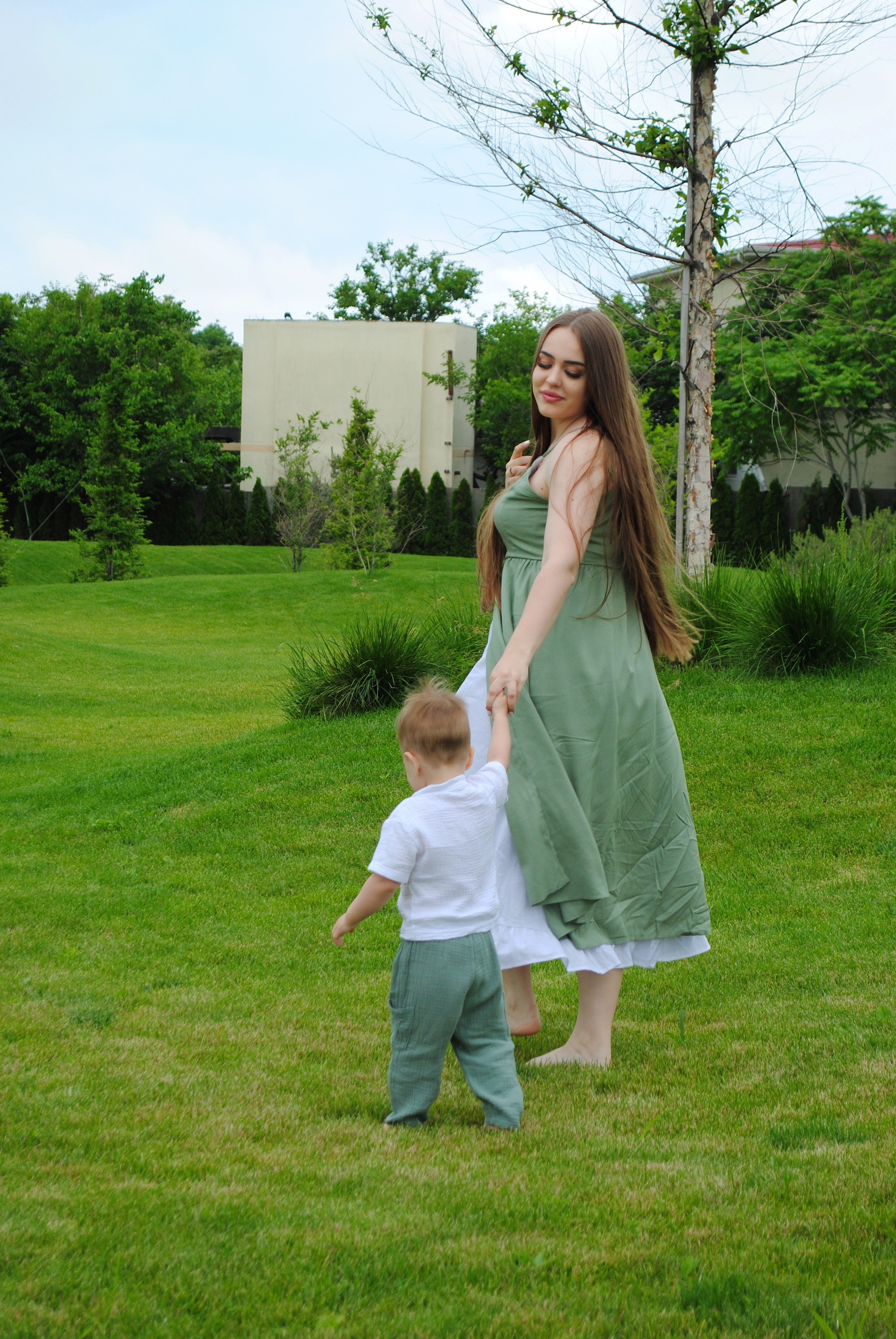 Настя и семья. Фотограф Мария Мусаелян