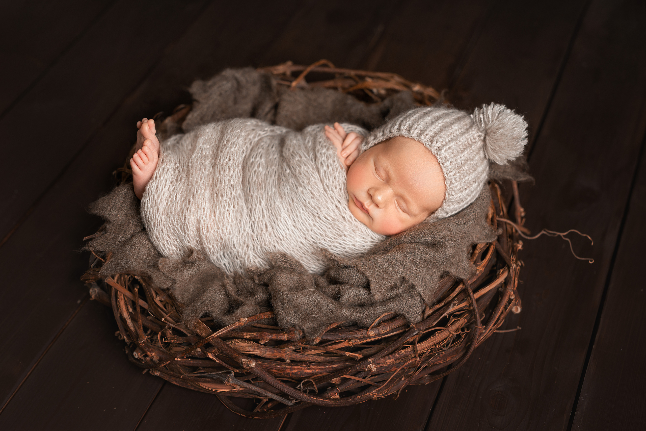 Фотосессия новорожденных в Рязани. Фотограф новорожденных г. Рязань, детский и семейный фотограф