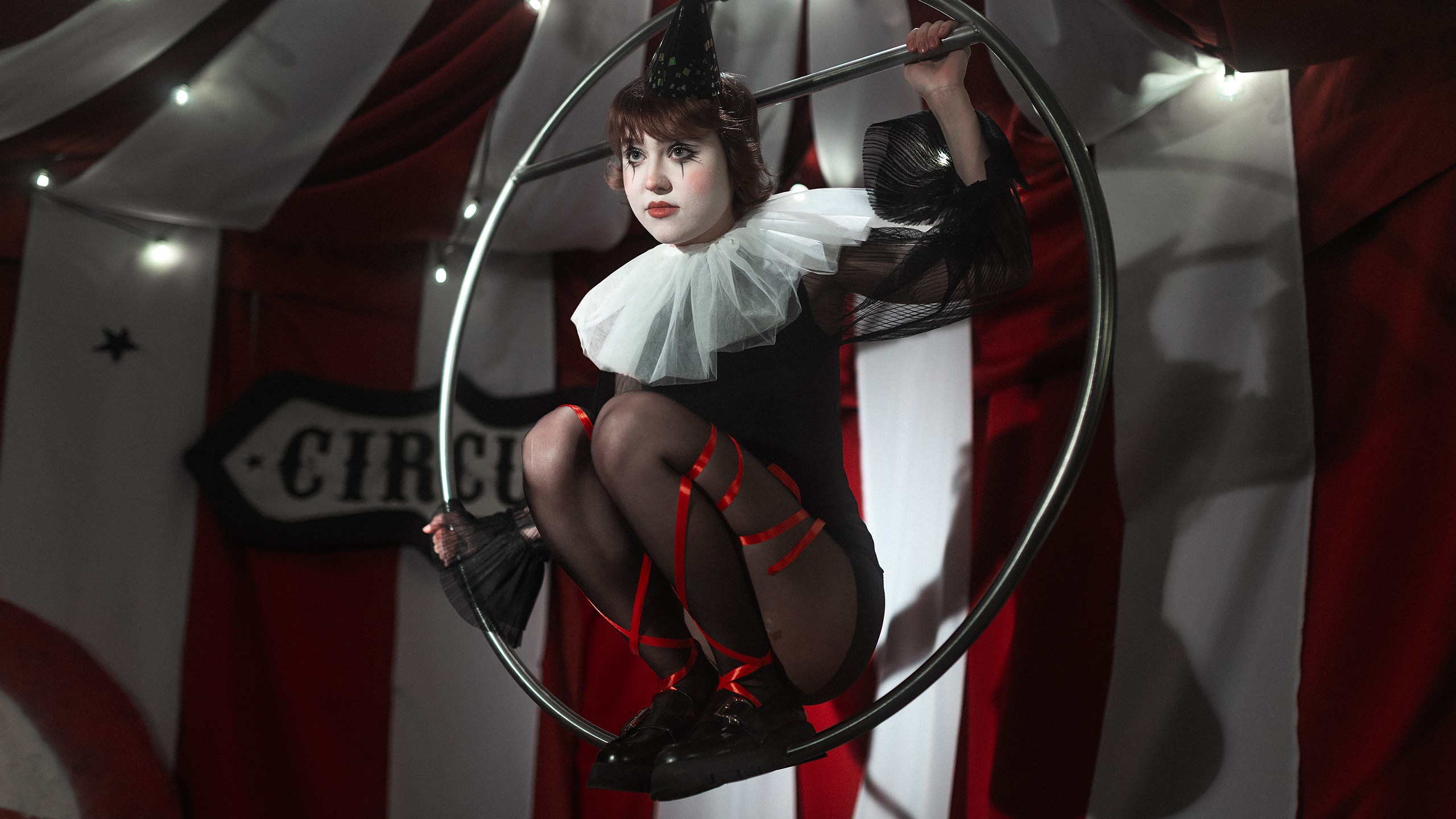 Милана, клоун. Фотограф Никита Локтионов Москва