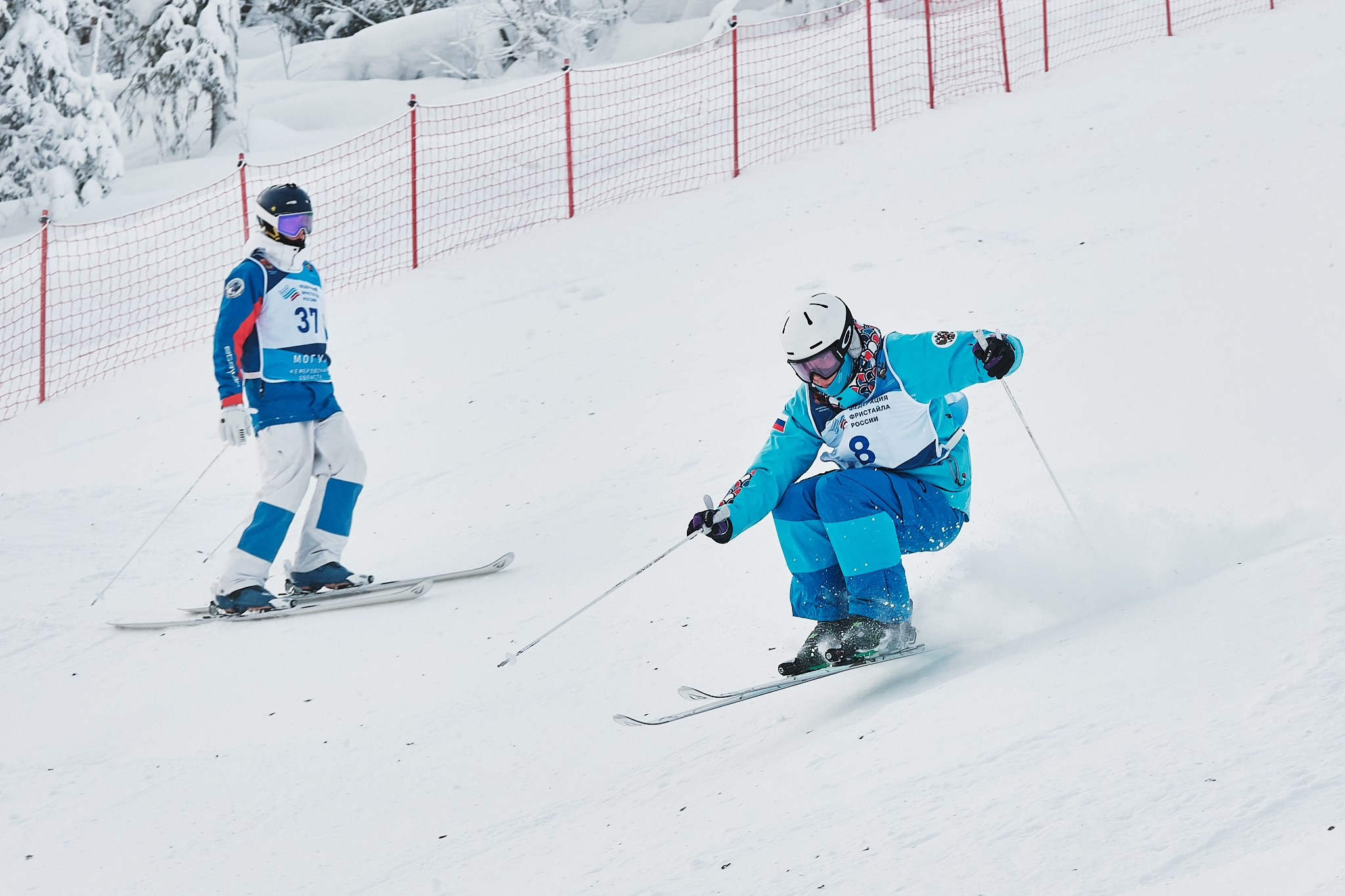 Фотосъемка соревнований по лыжному фристайлу
