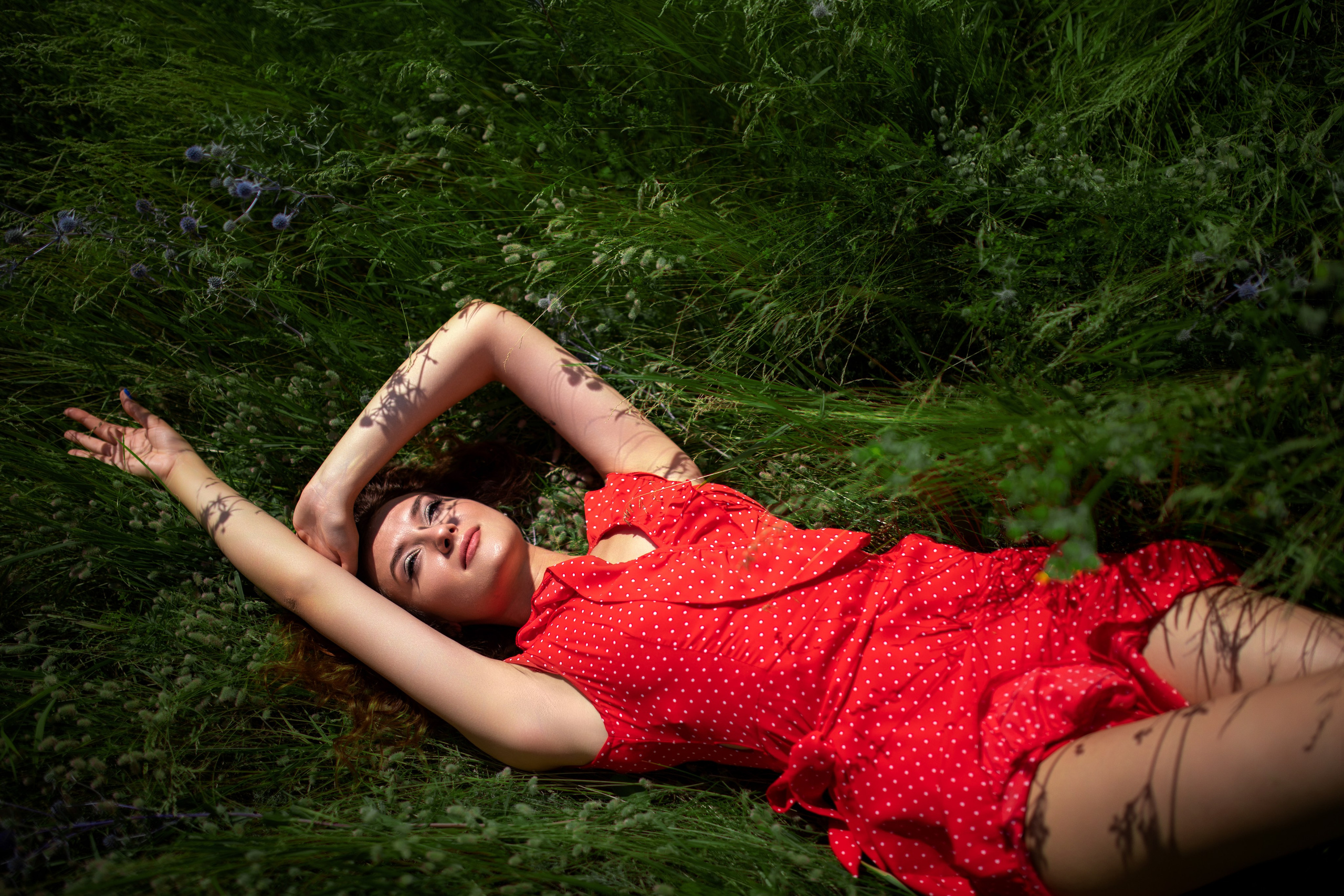 Съемка с Анастасией на природе в формате для «себя»