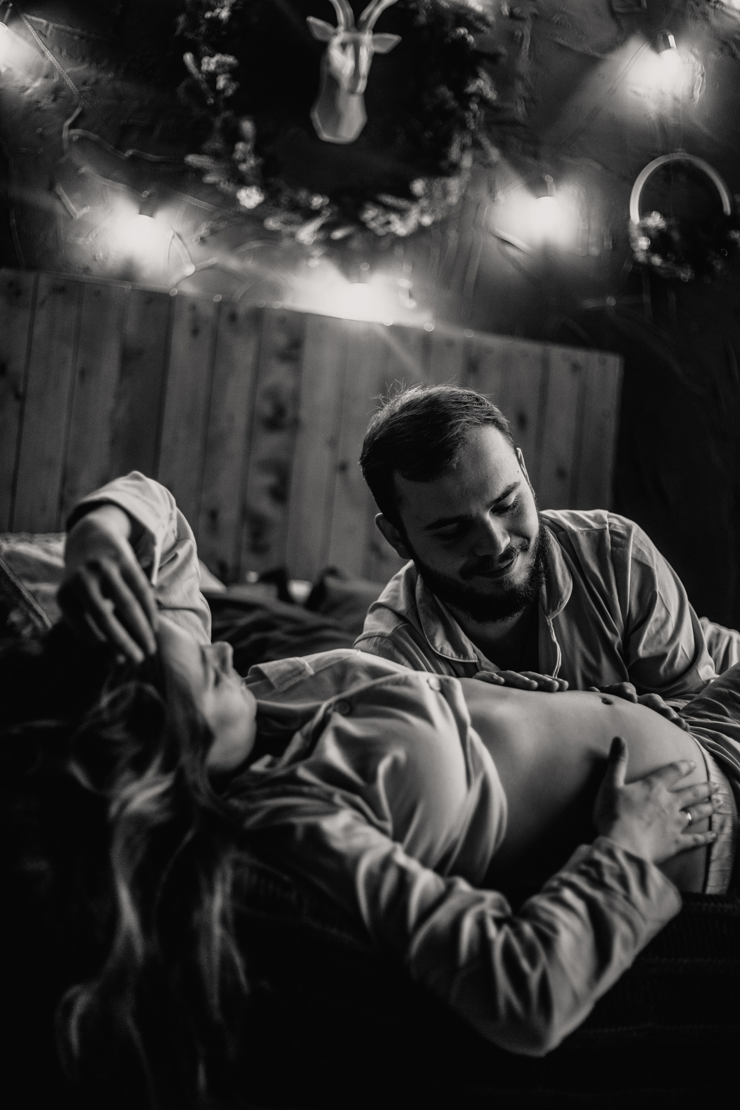 Новогодние Мира и Дима. Фотограф в Петербурге