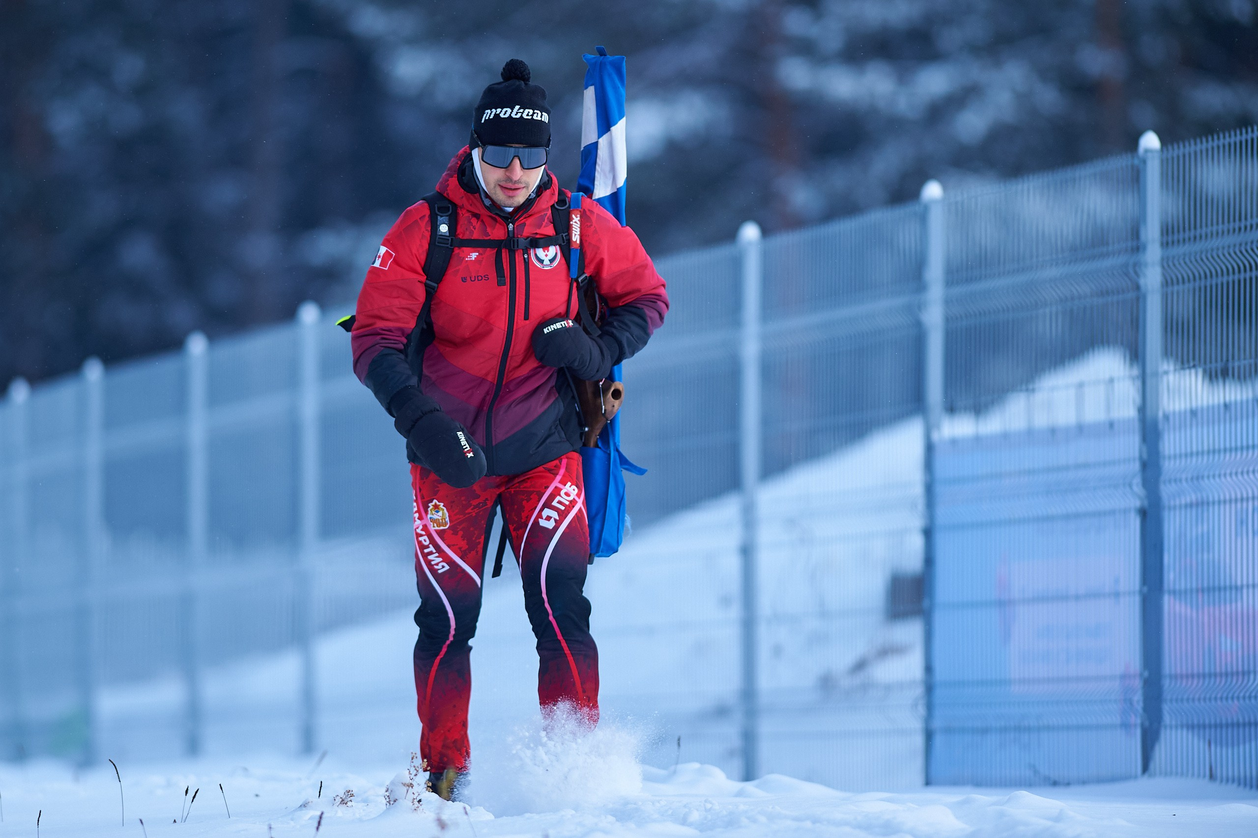 Биатлон. Чемпионат России — 2024/2025, 3-й этап, Ижевск. Спринт. Мужчины. Спортивный репортажный фотограф в Ижевске Сергей Мерзляков