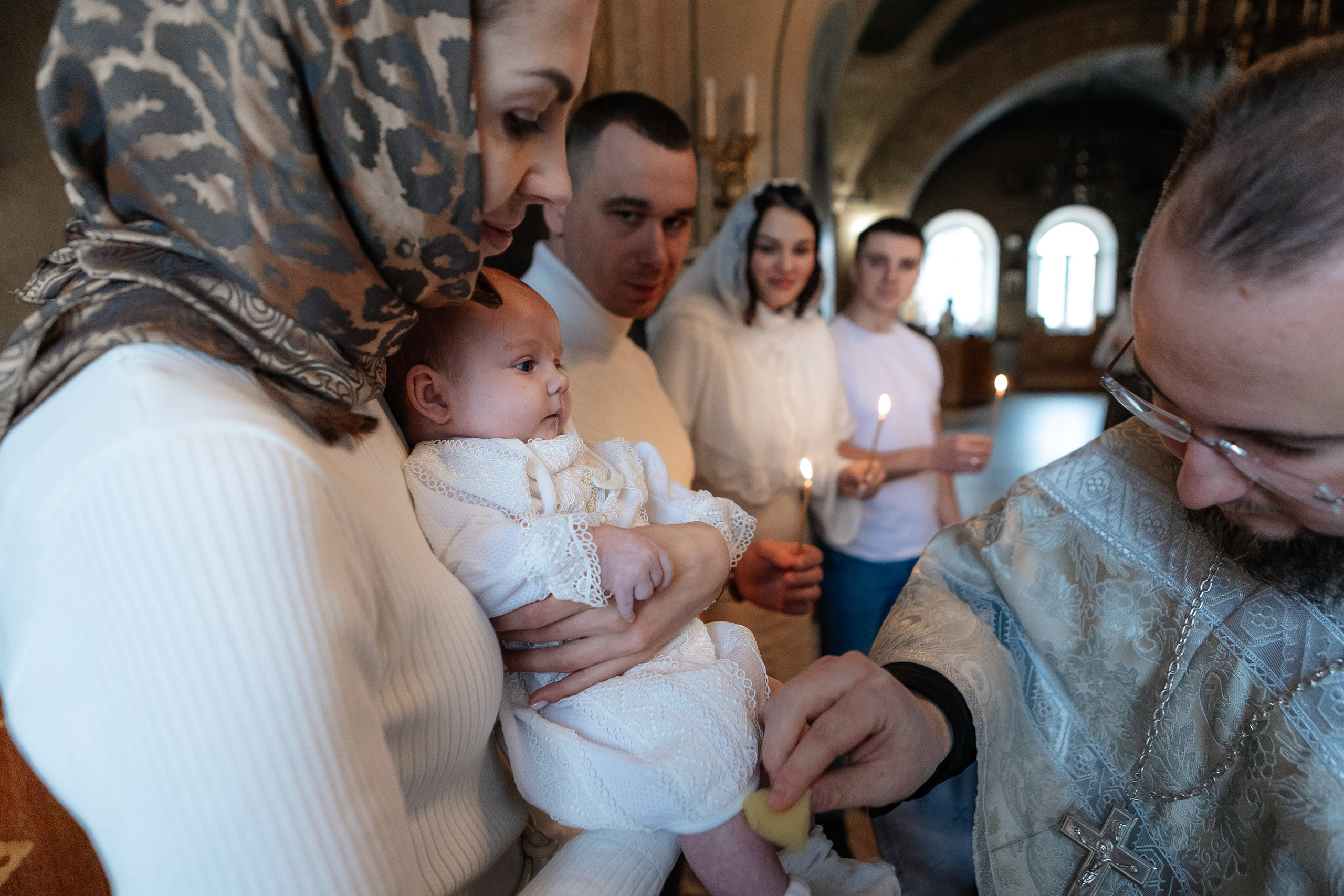 Крещение Мирослава. Семейный и детский фотограф в Москве Александра Мак