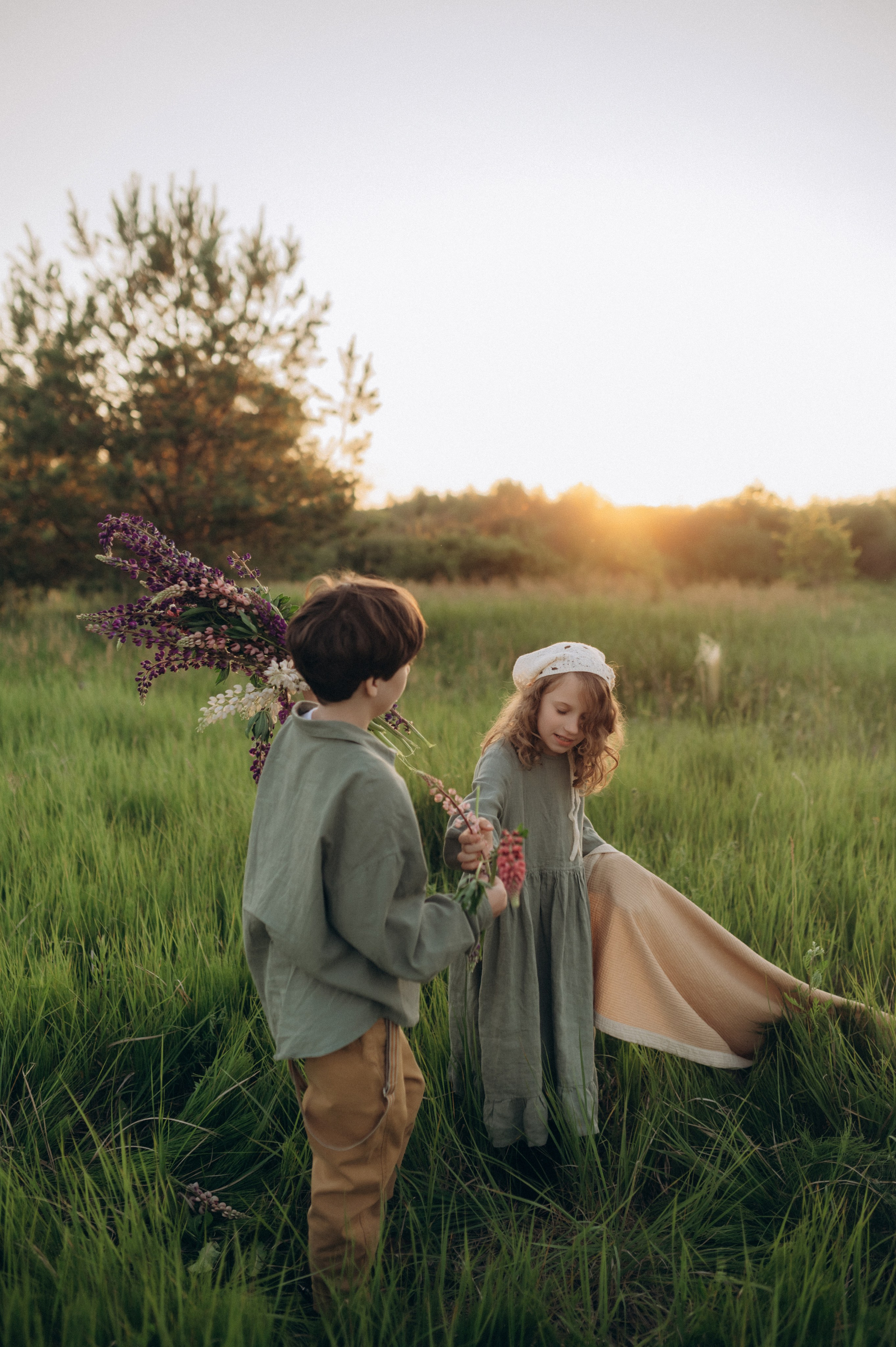 Соня и Захар — первая любовь и воздушный змей. Фотограф Мария Стрелкова