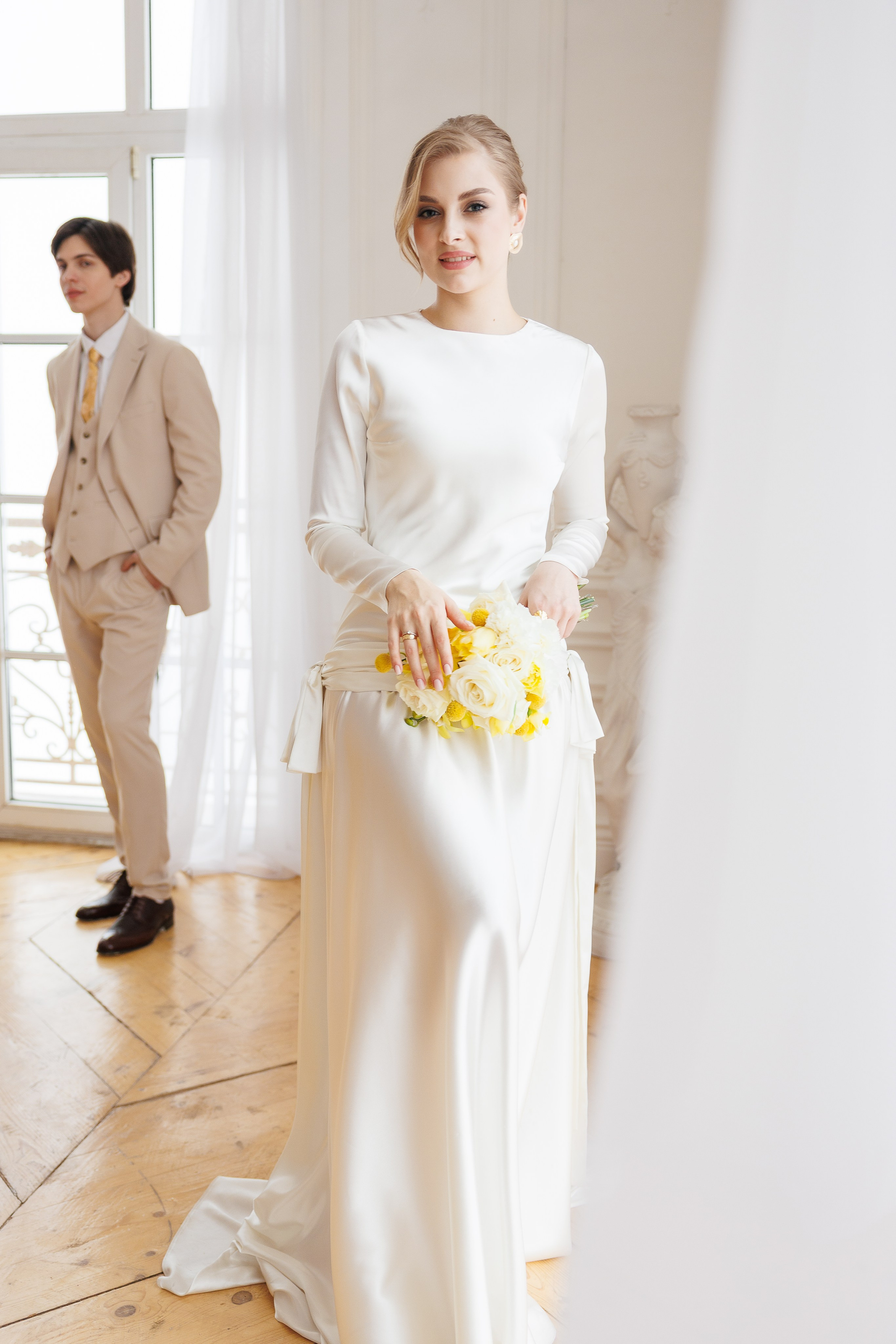 Камерная свадьба: весеннее настроение. Свадебный и семейный фотограф в Москве Красинская Мария