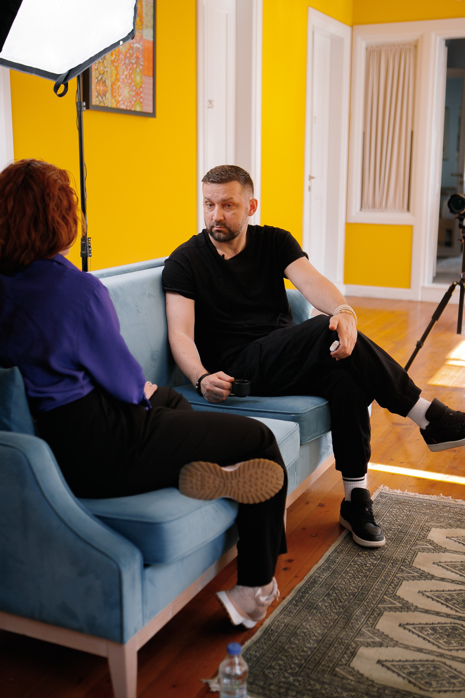 Интервью Ирины Шихман с Русланом Белым. Фотограф Анастасия Кулешова