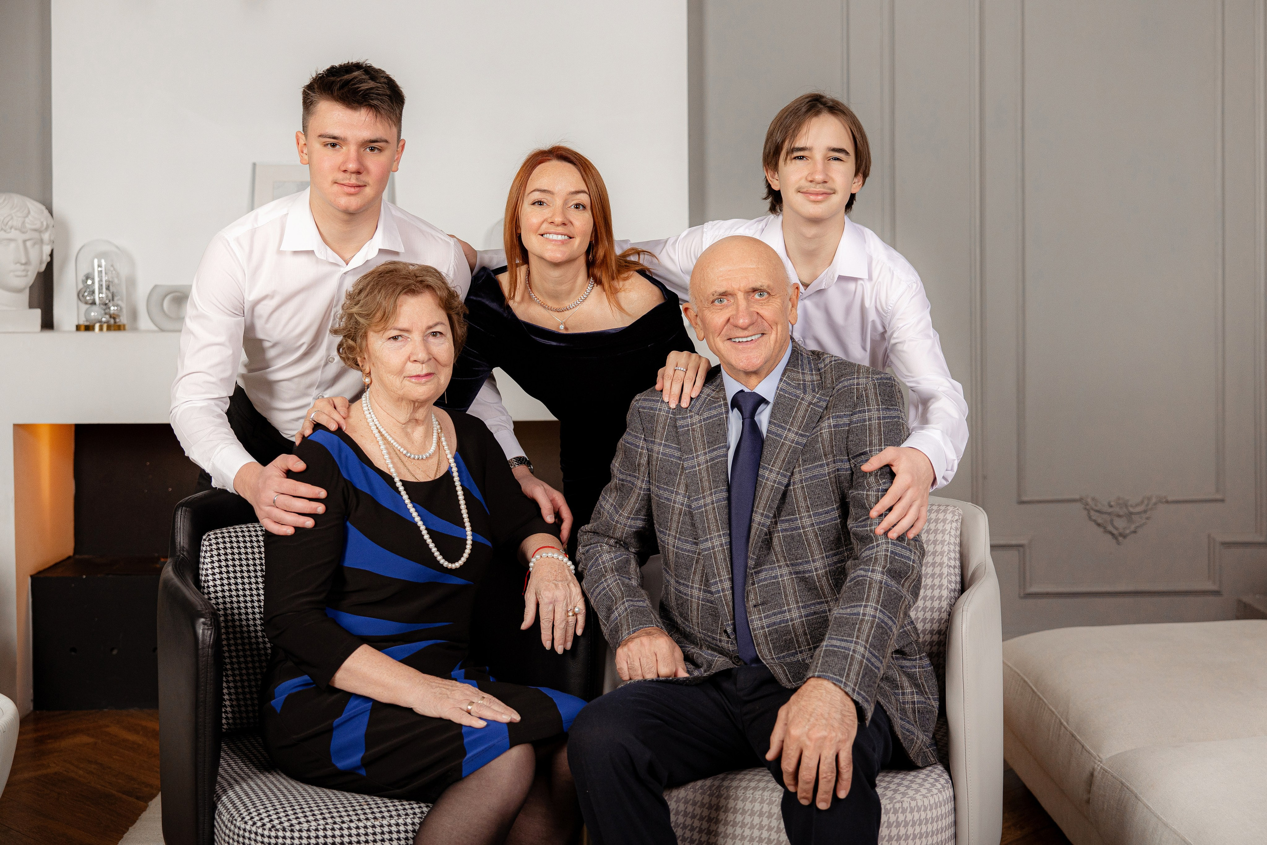 Семейная фотосессия в фотостудии в СПб